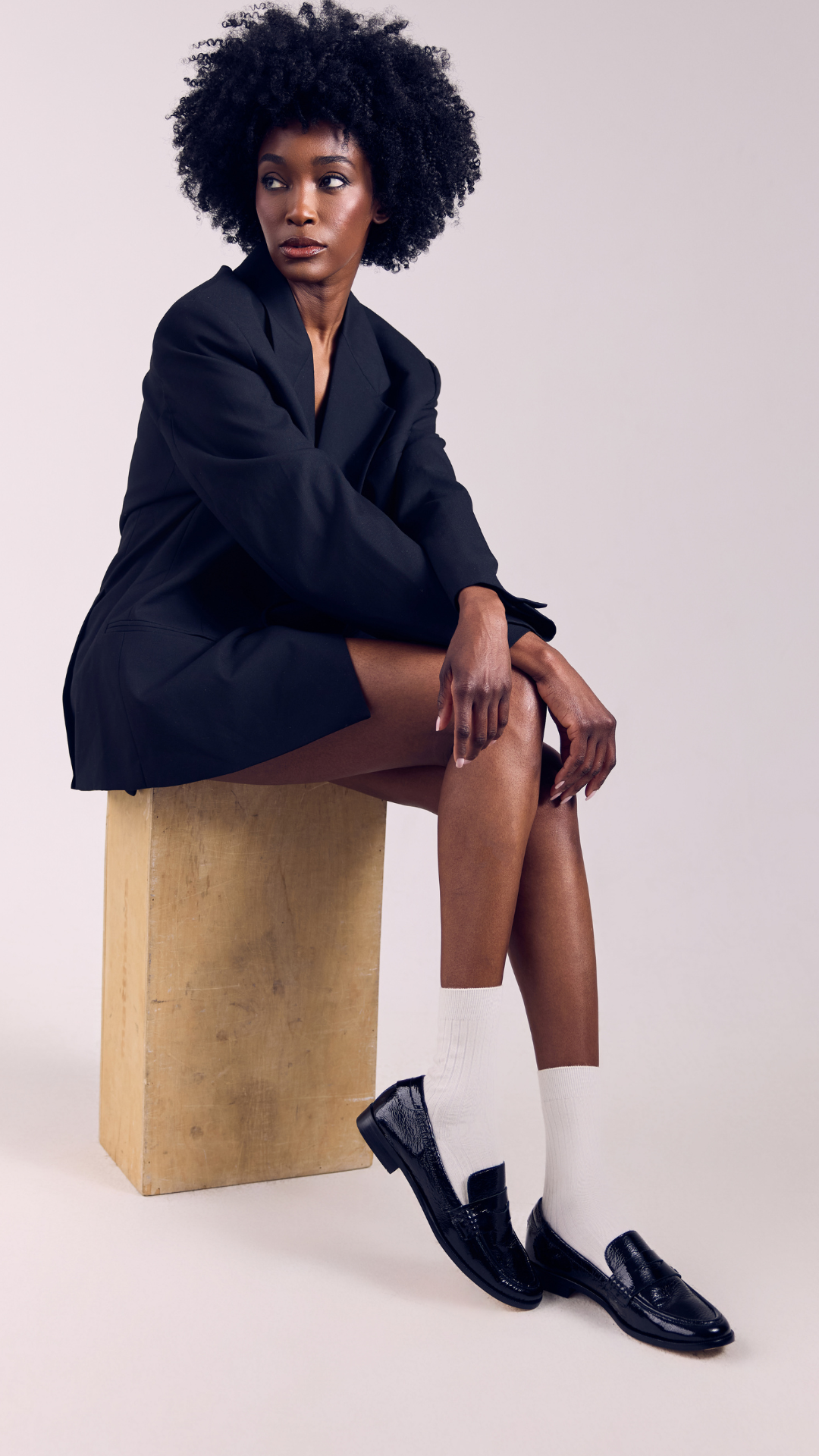 Loafer Alix Shiny Black