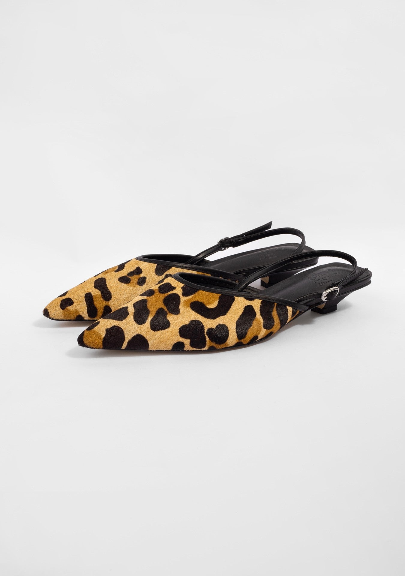 Slingback Amy Leopard Print