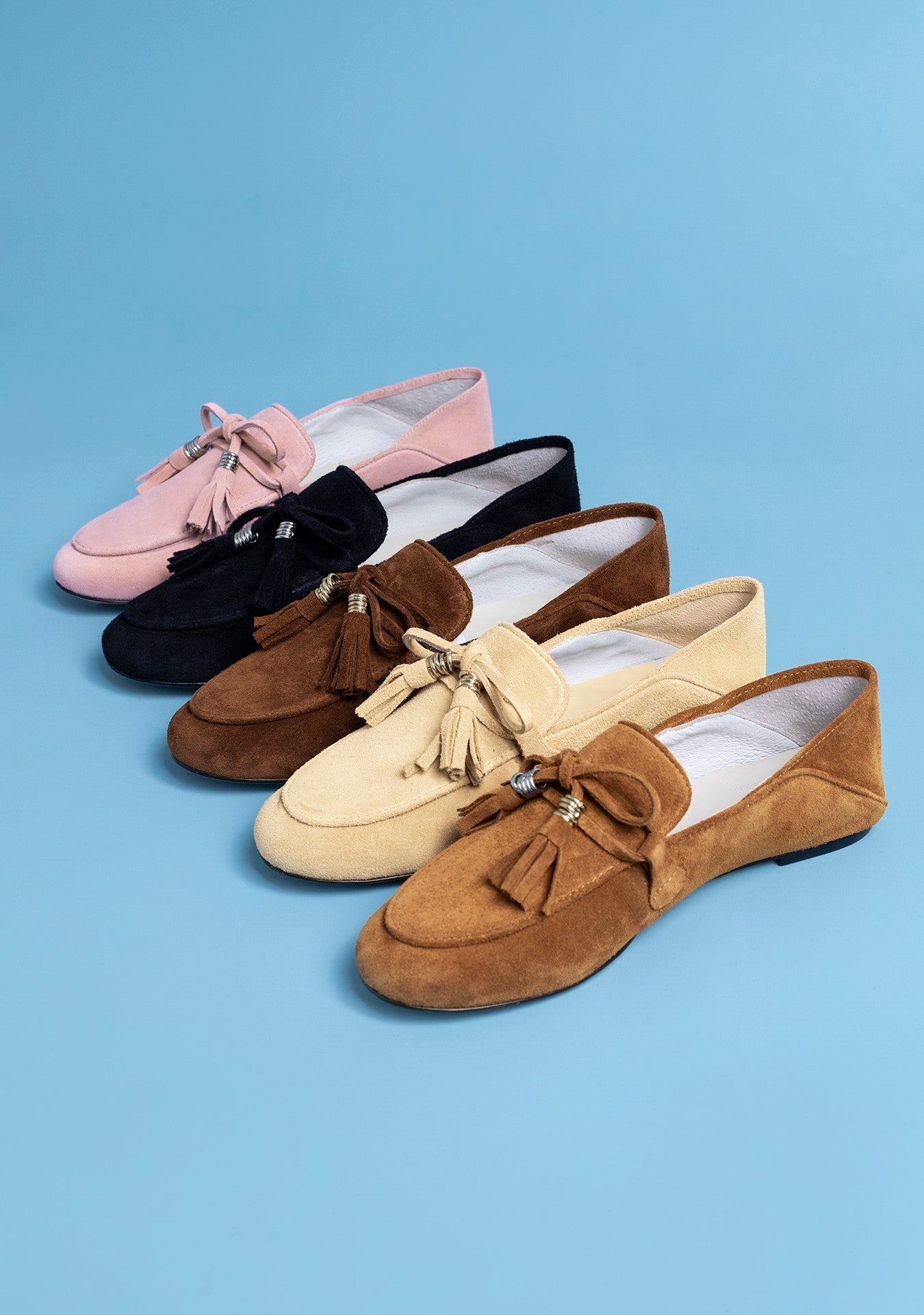 Loafer Clotilde Camurça Capuccino