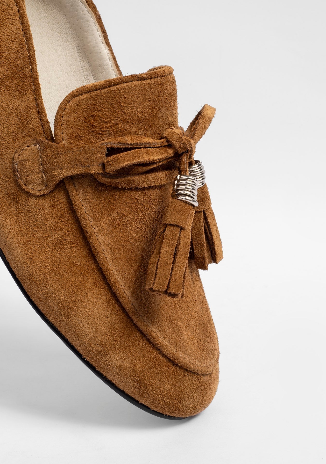 Loafer Clotilde Camurça Capuccino