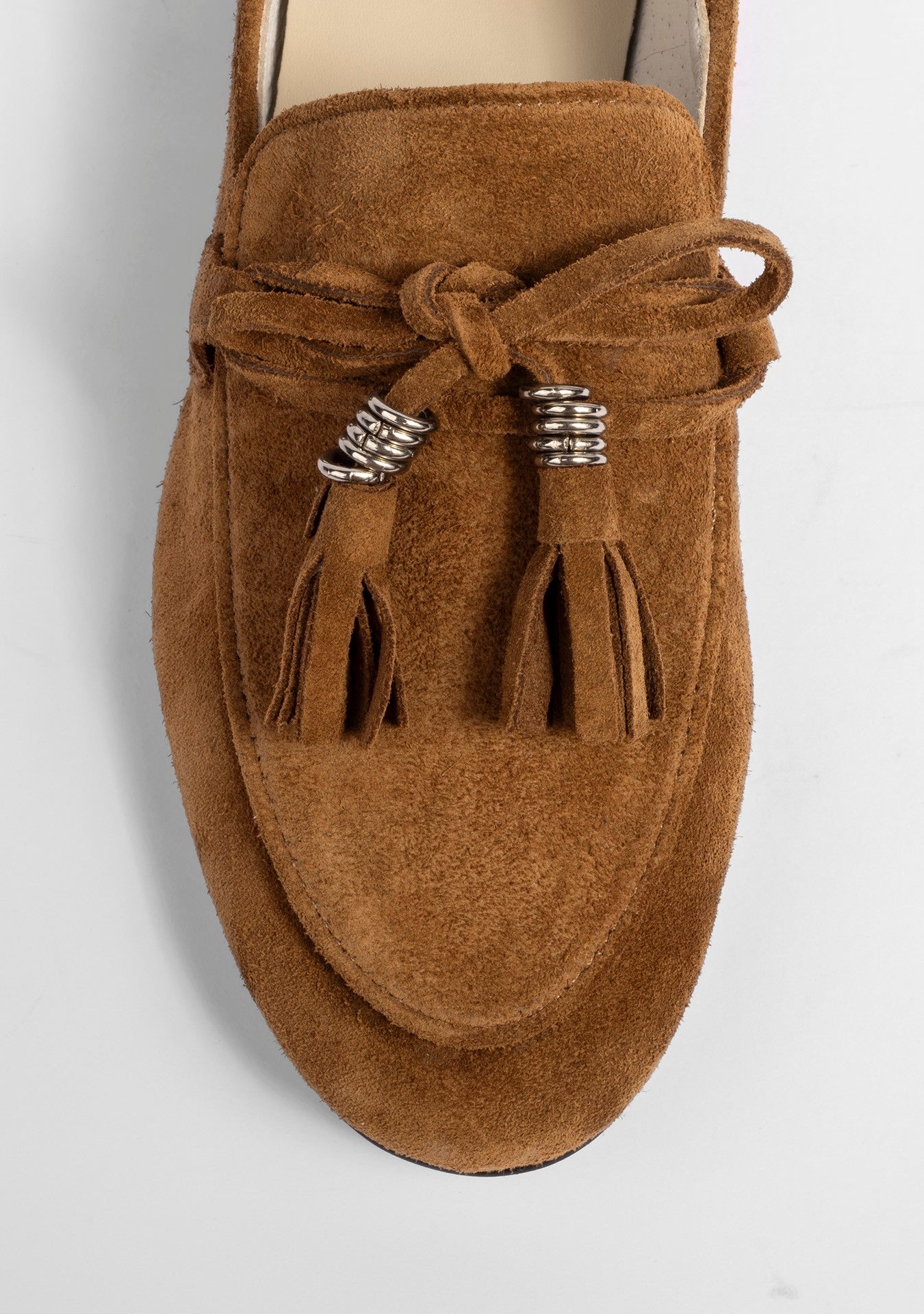 Loafer Clotilde Camurça Capuccino