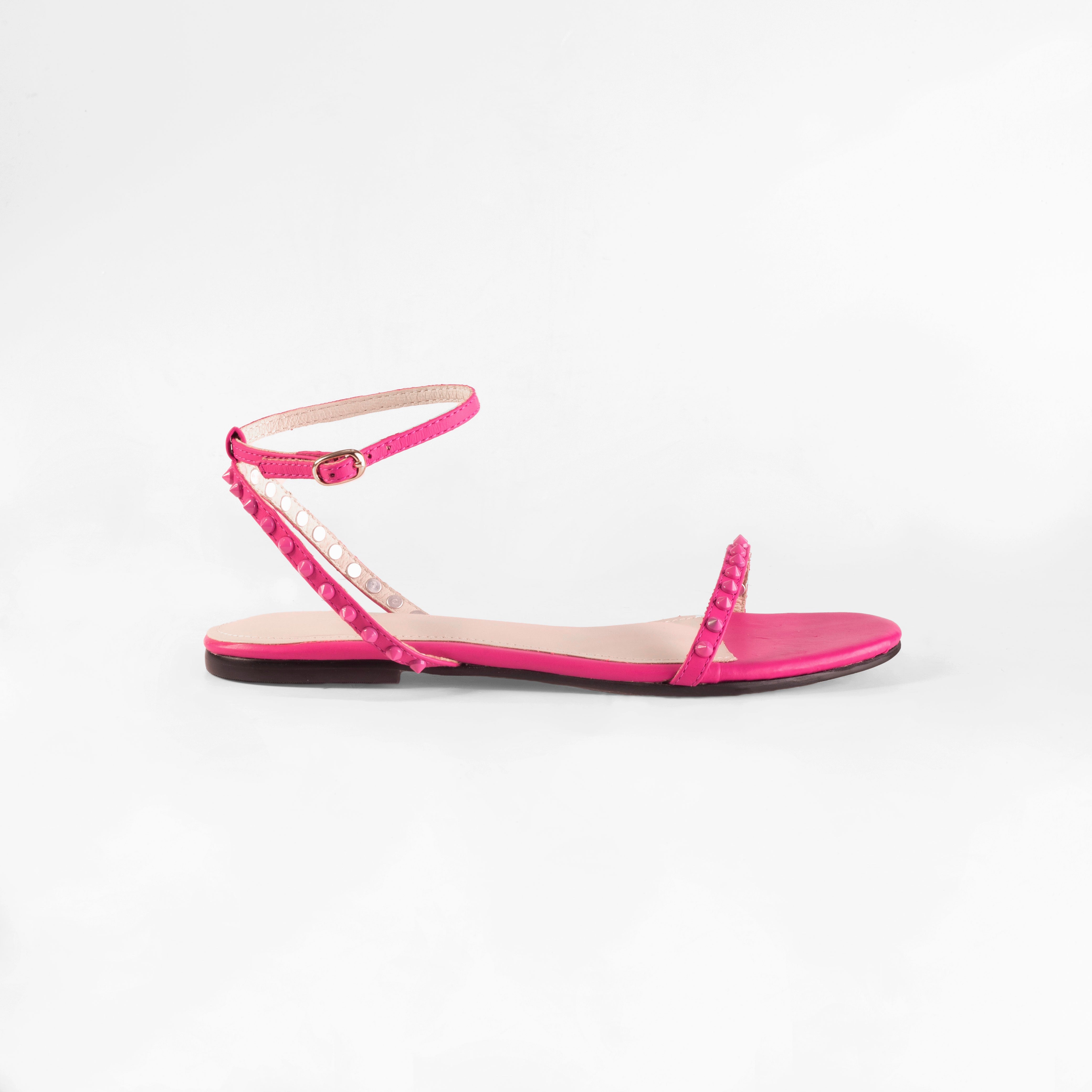 Rasteira Fran Hot Pink