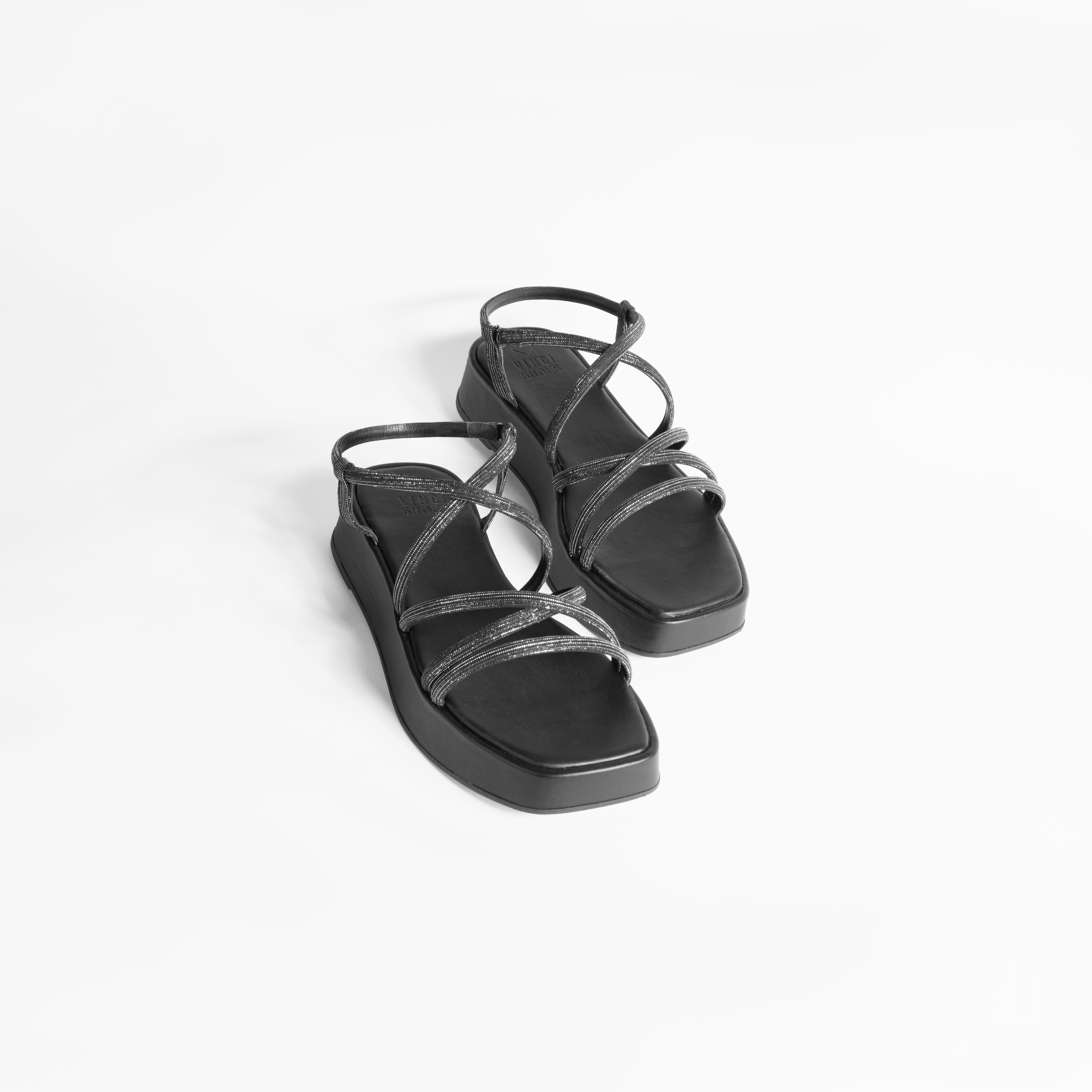 Flatform Cora Metallic Black