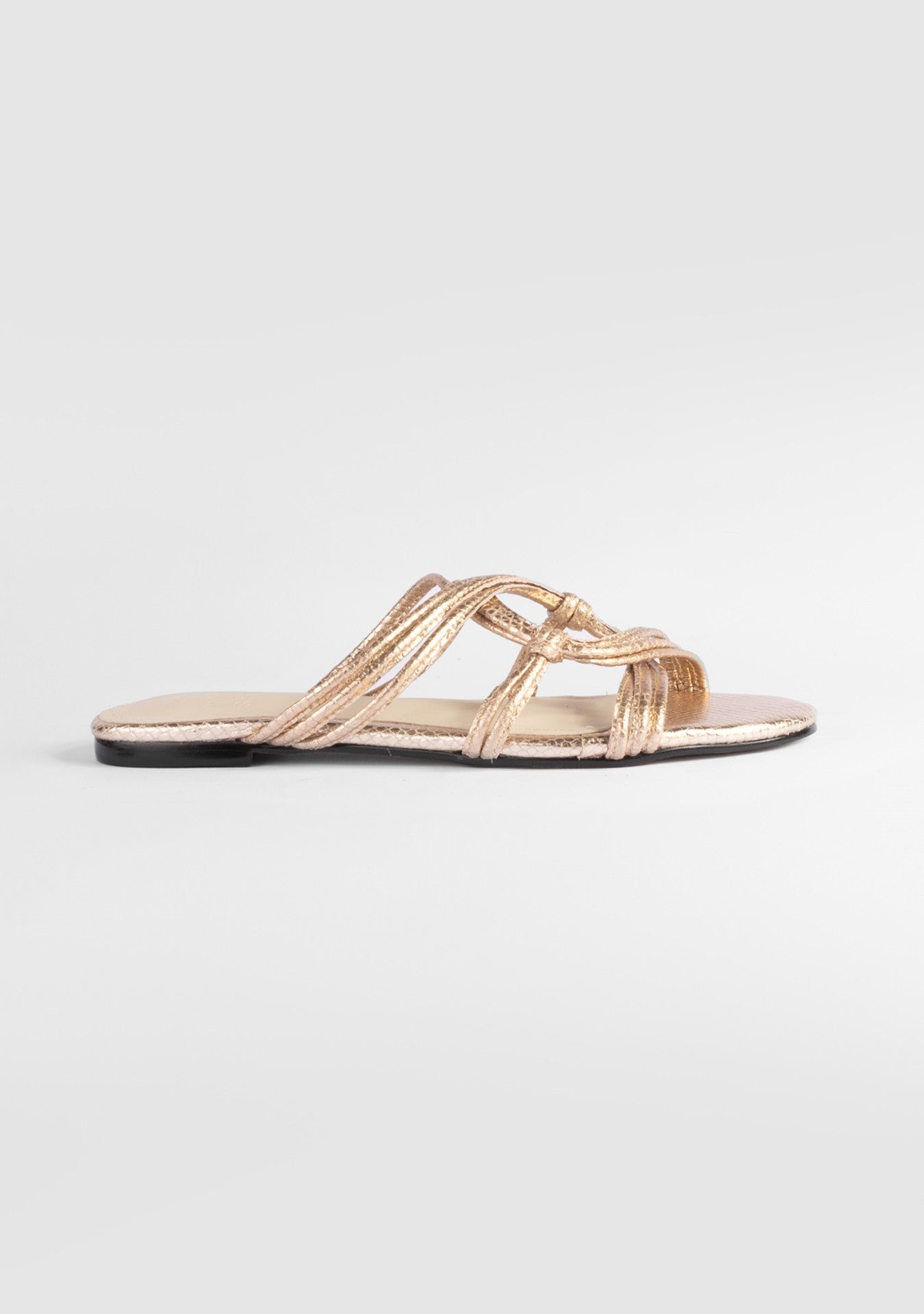 Rasteira Ravello Snake Gold
