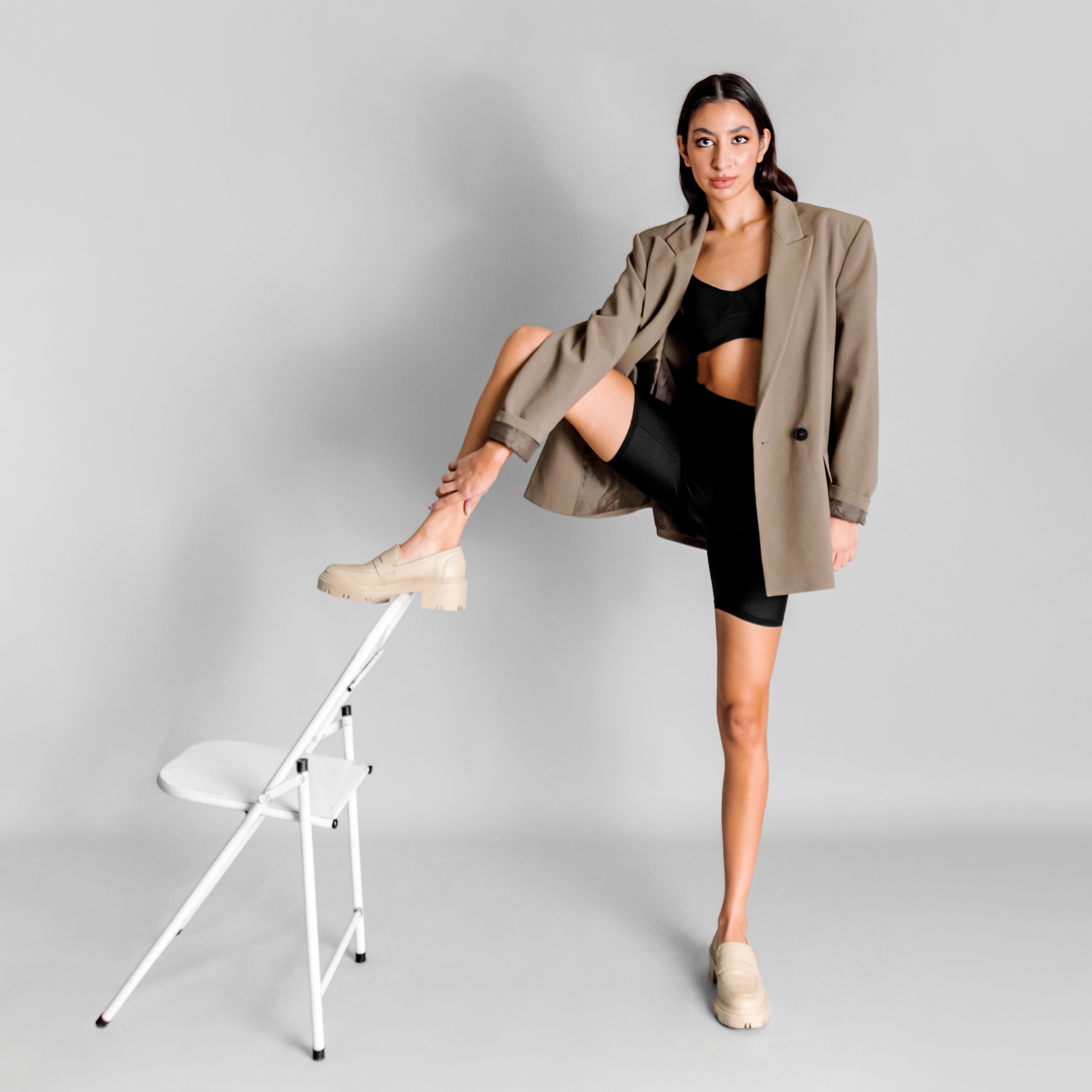 Loafer Dara Full Bege