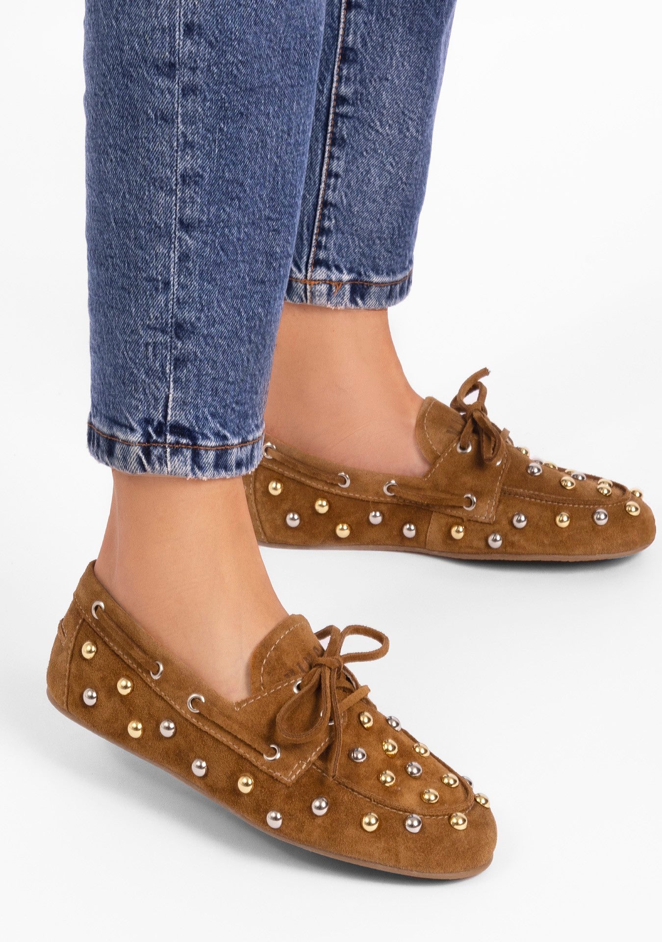 Mocassim Valência Rock Camurça Capuccino