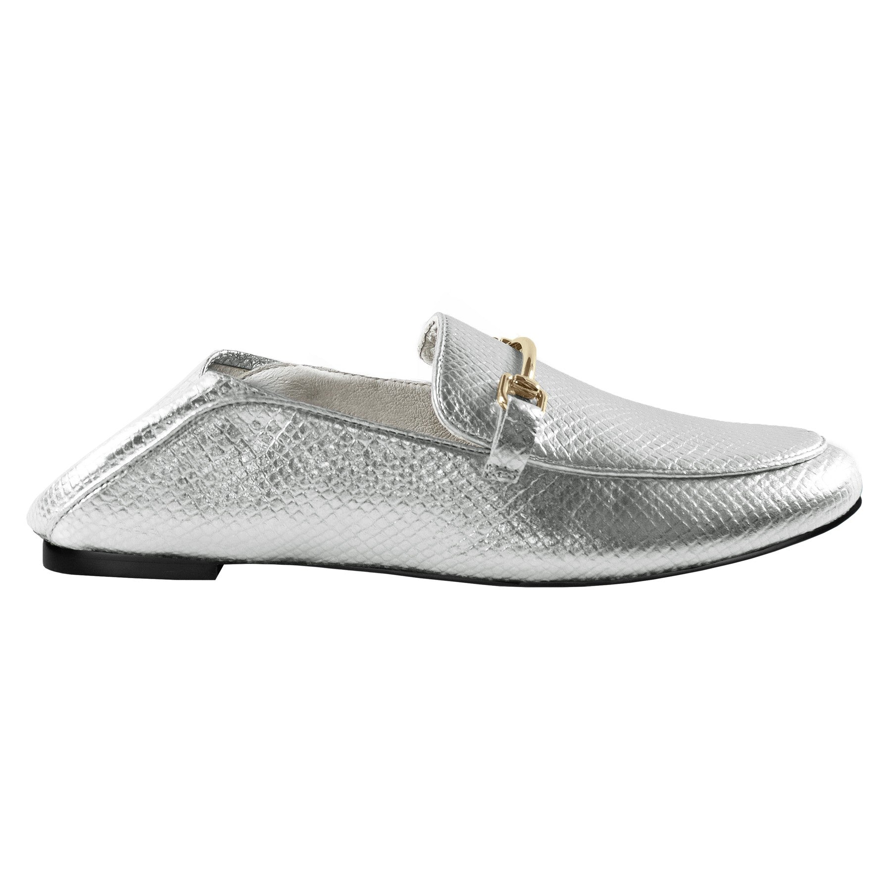 Loafer Boston Snake Silver