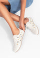 Sneaker Violet Studded Coconut