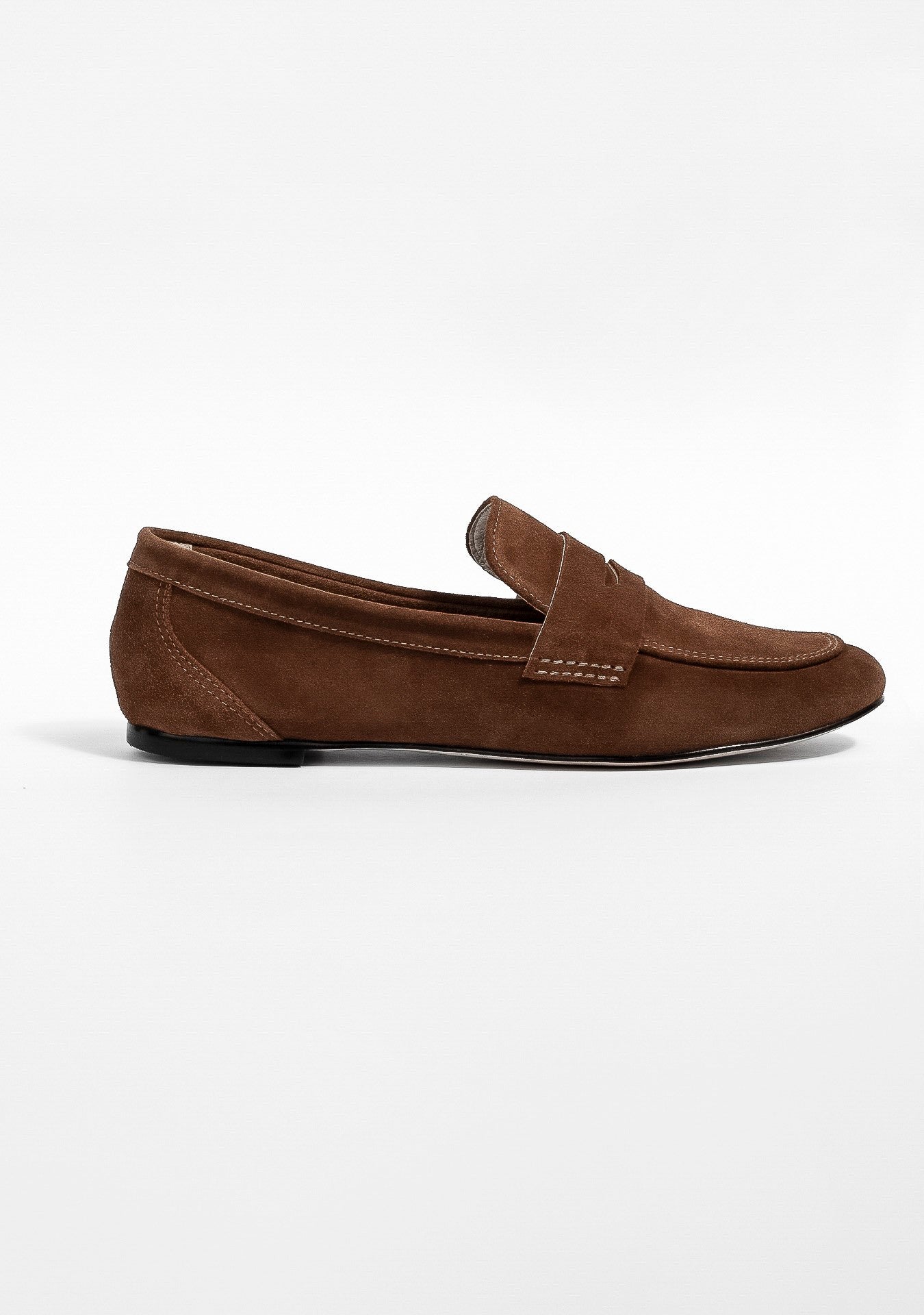 Loafer Leni Camurça Chocolate