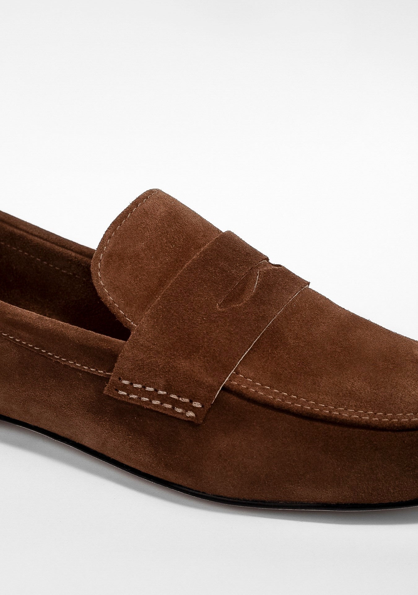 Loafer Leni Camurça Chocolate