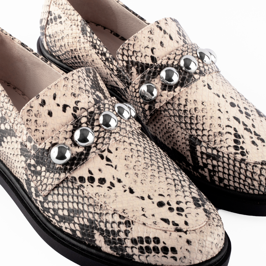 Loafer Giu Snake