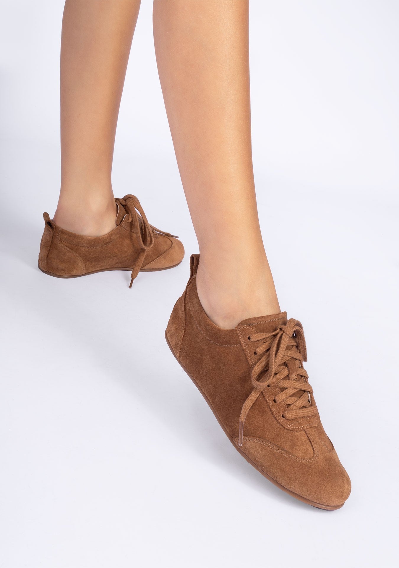 Sneaker Violet Camurça Capuccino