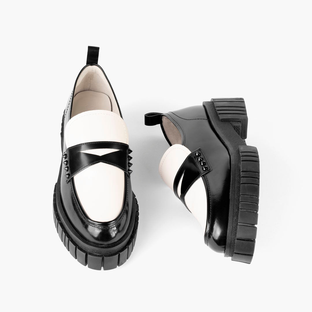 Loafer Romana Glossy B&W
