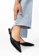 Slingback Amy Pony Black