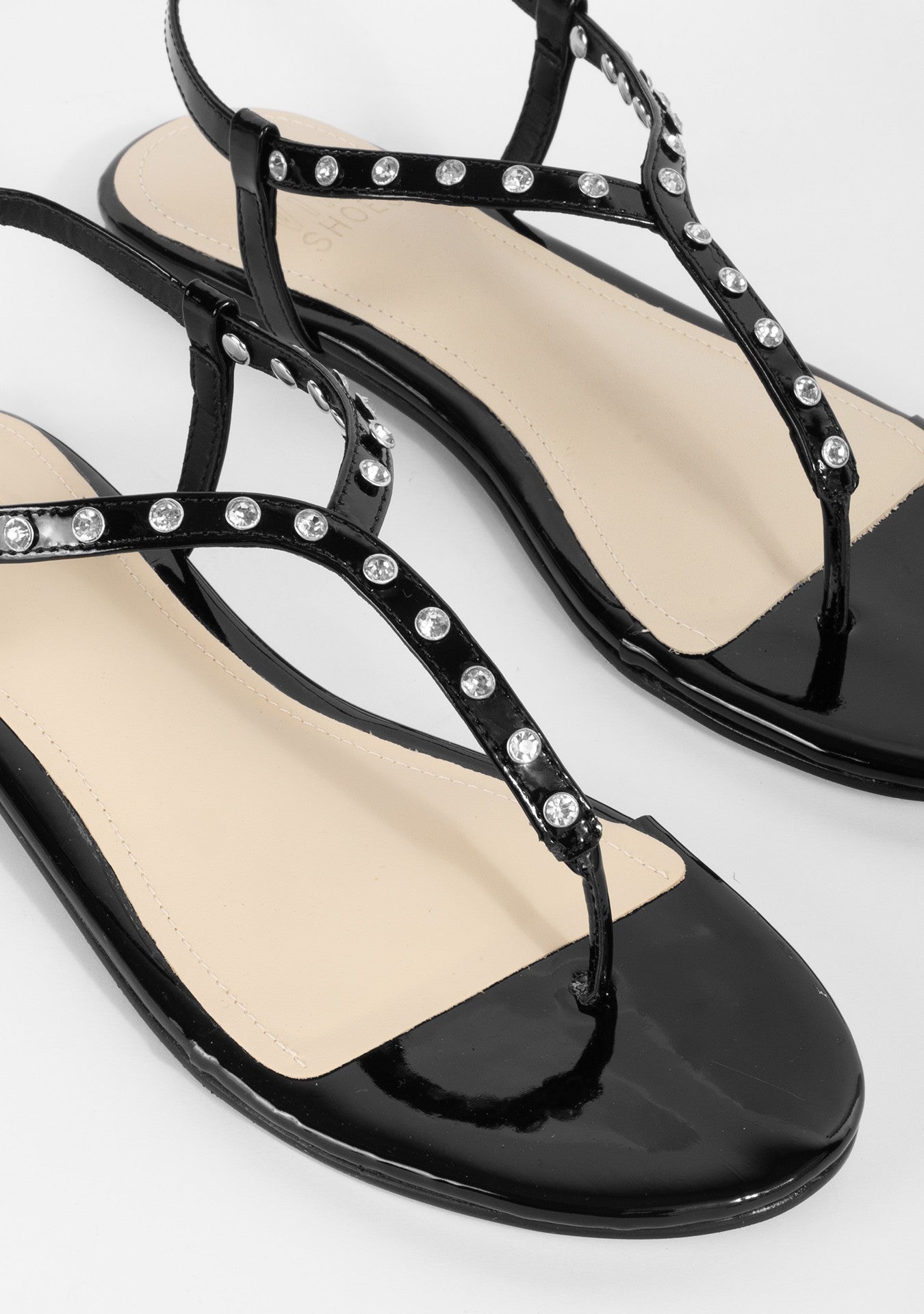 Rasteira Tabatha Shiny Black