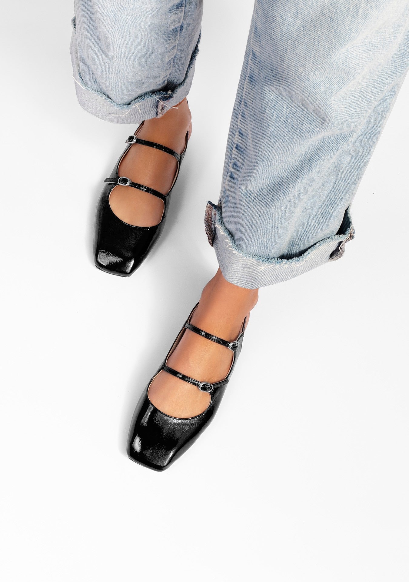 Sapatilha Genebra Shiny Black