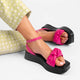 Flatform Nicole Hot Pink