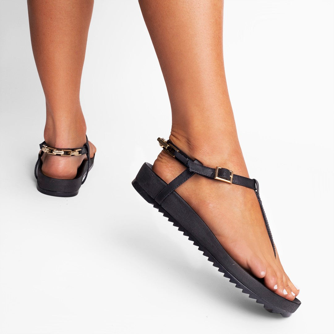 Flat Napoli Black