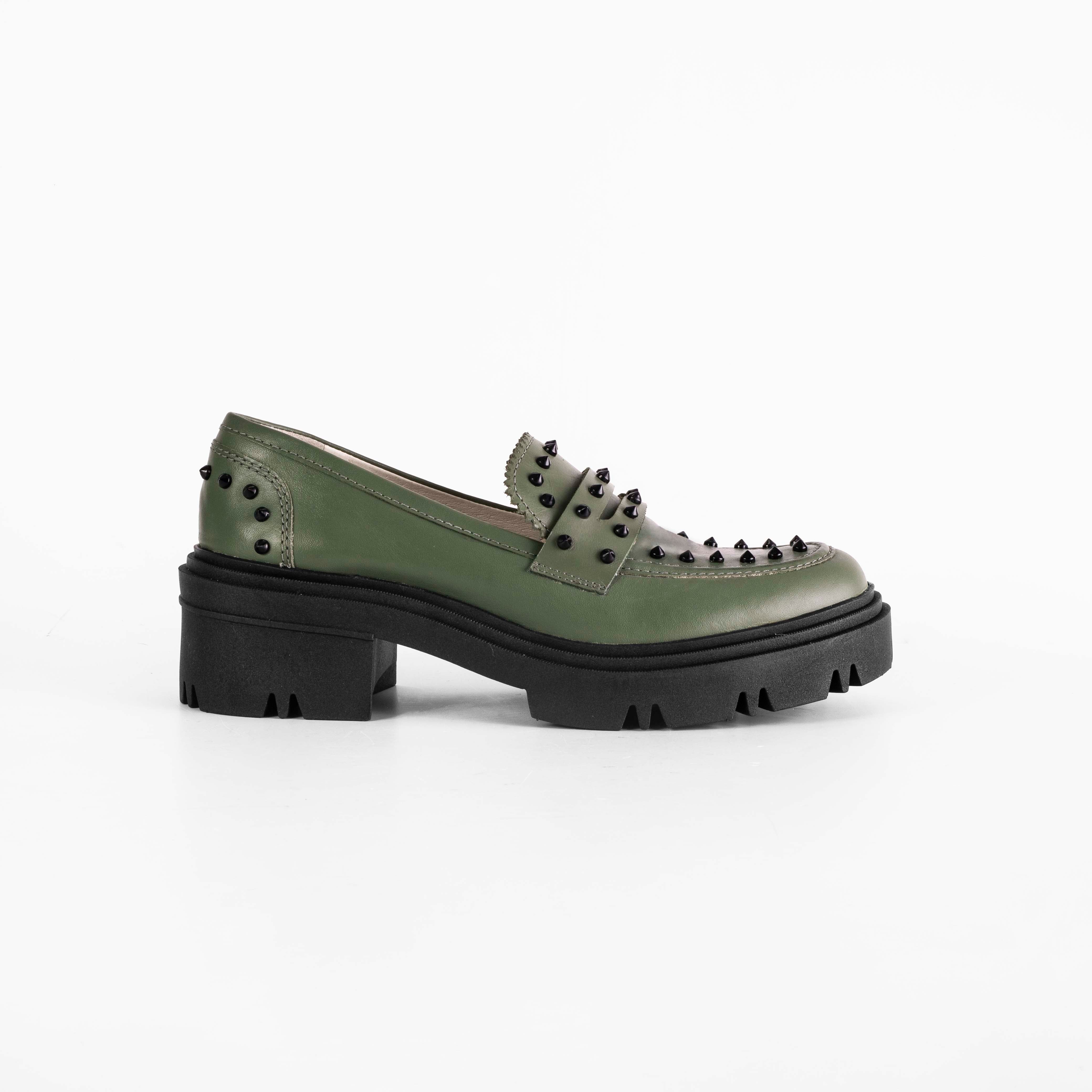 Loafer Dara Studded Full Militar