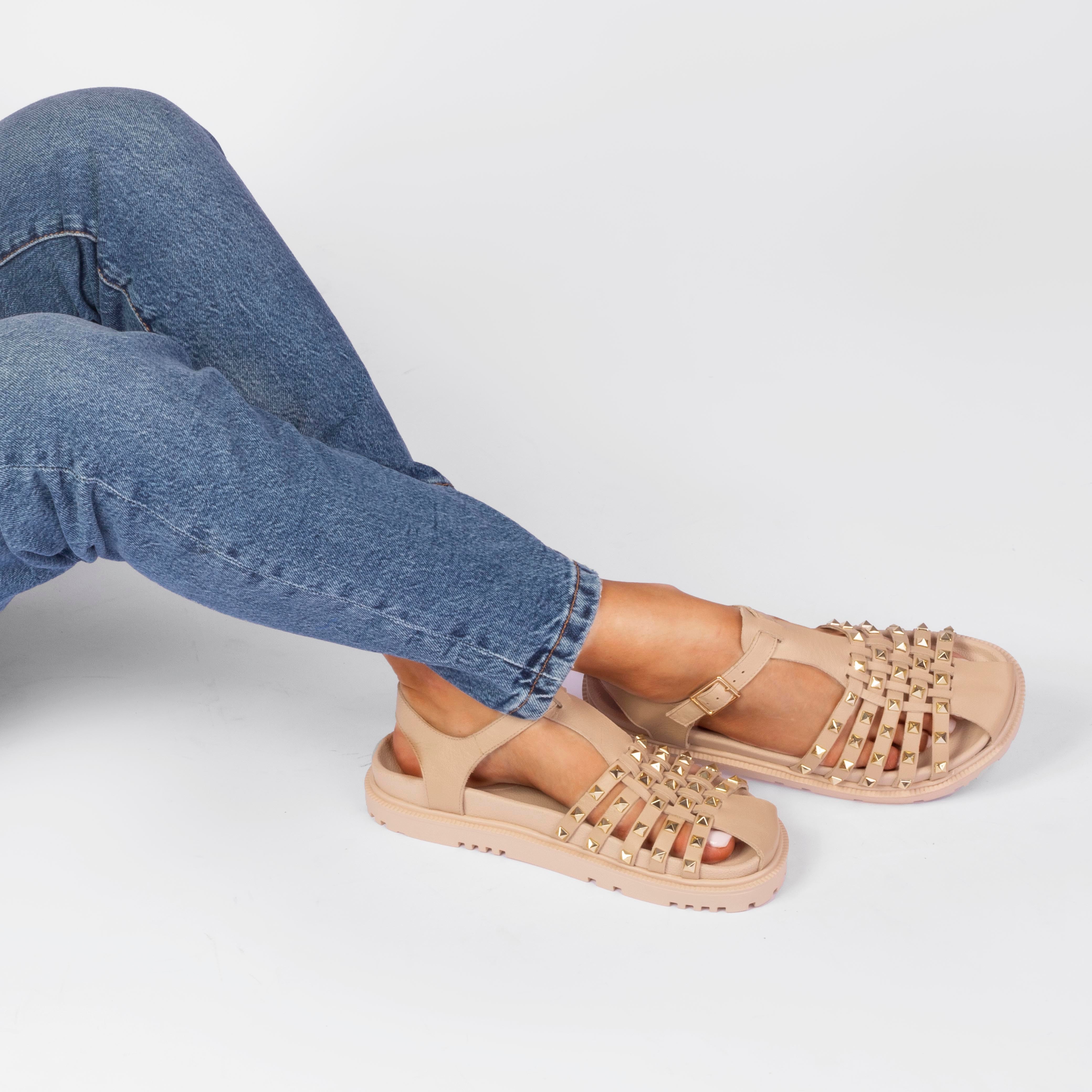 Flat Valentina Bege