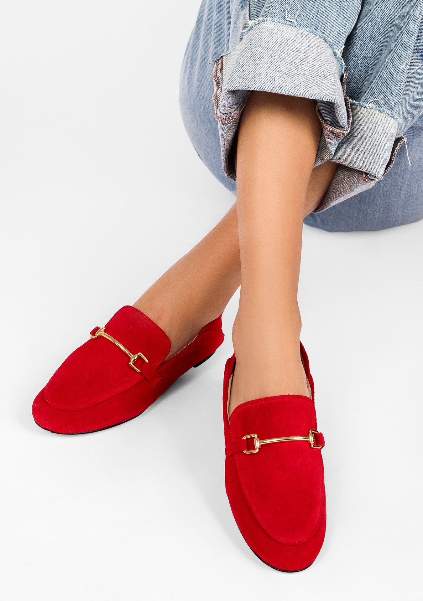 Loafer Boston Camurça Red