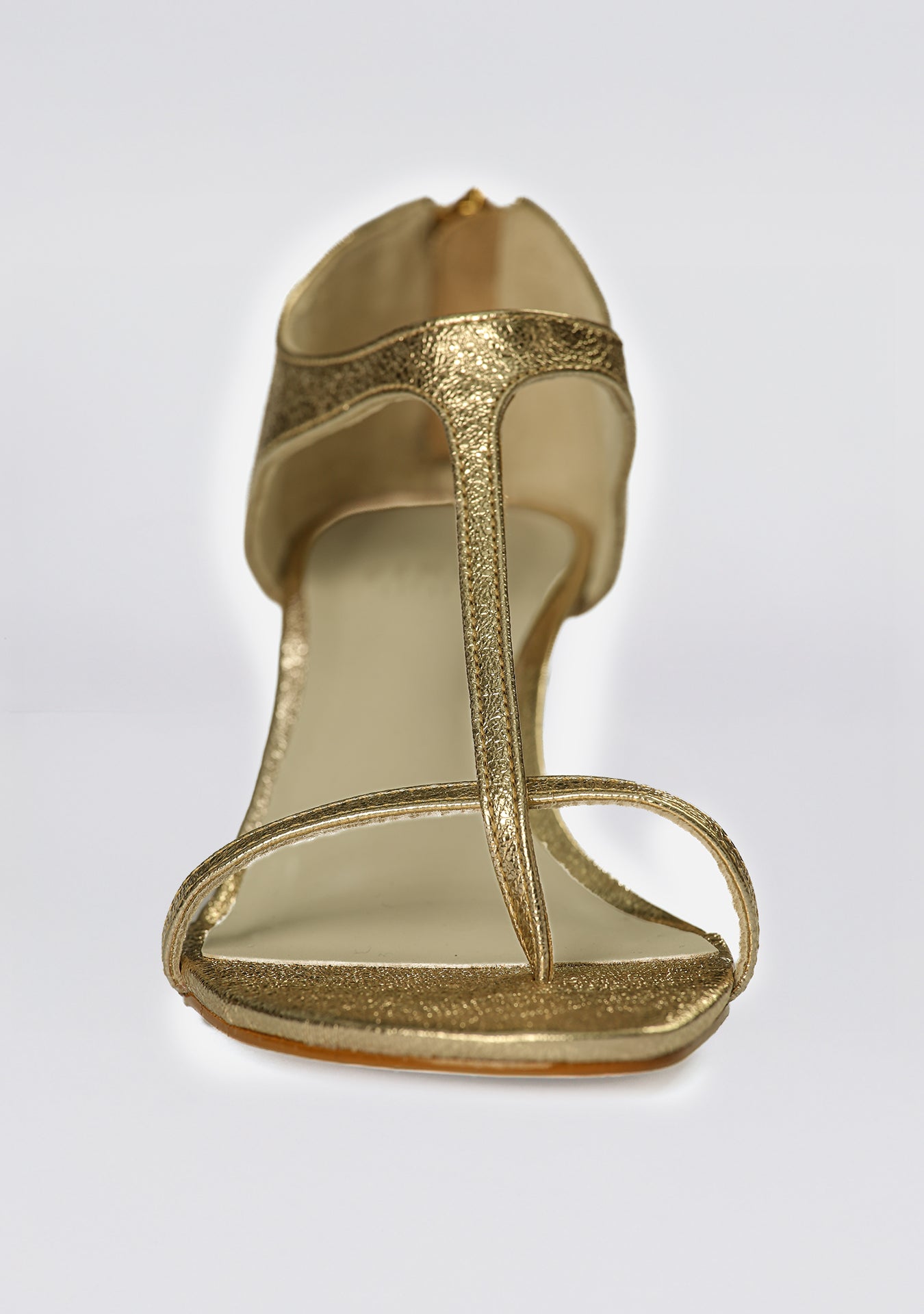 Sandália Bristol Crackle Gold