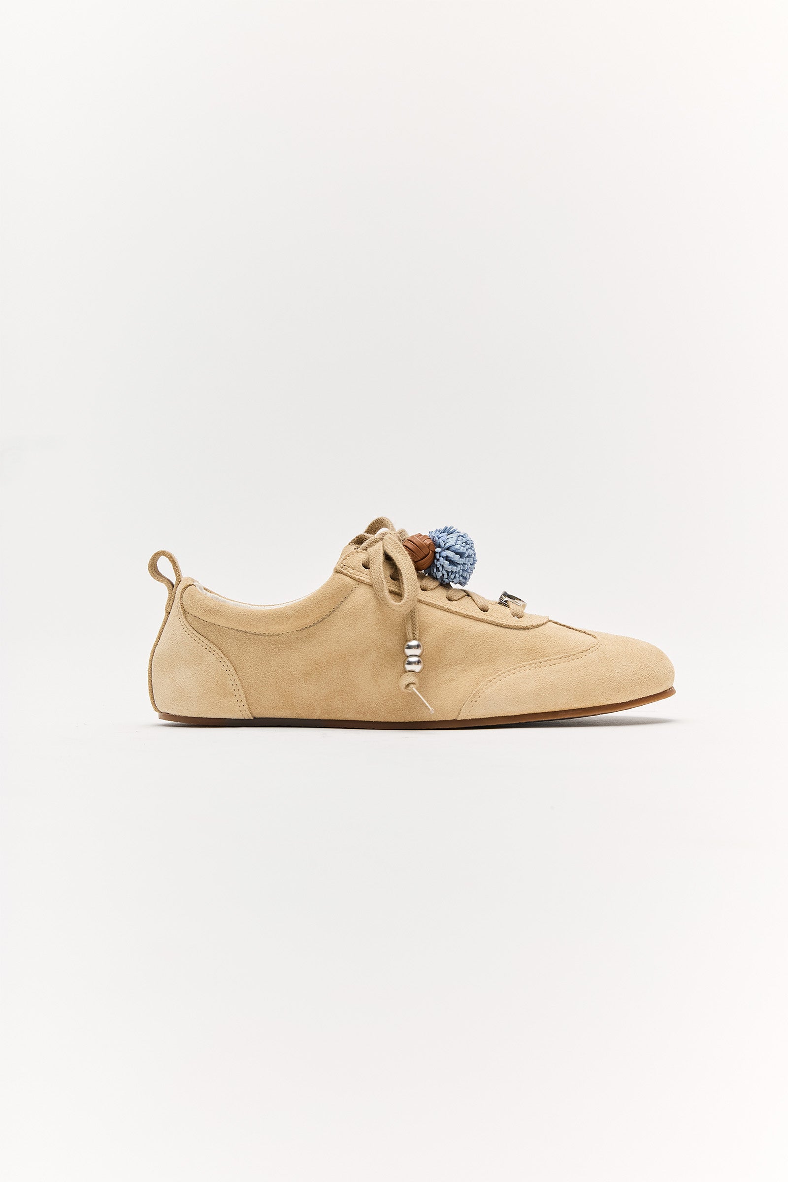Sneaker Violet Charm Camurça Sand