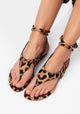 Rasteira Eliot Leopard Print