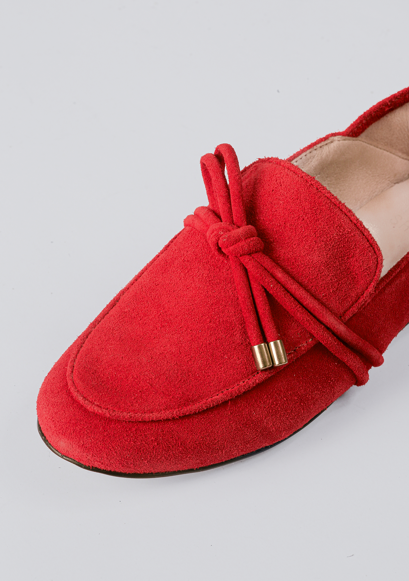 Loafer Josie Camurça Red