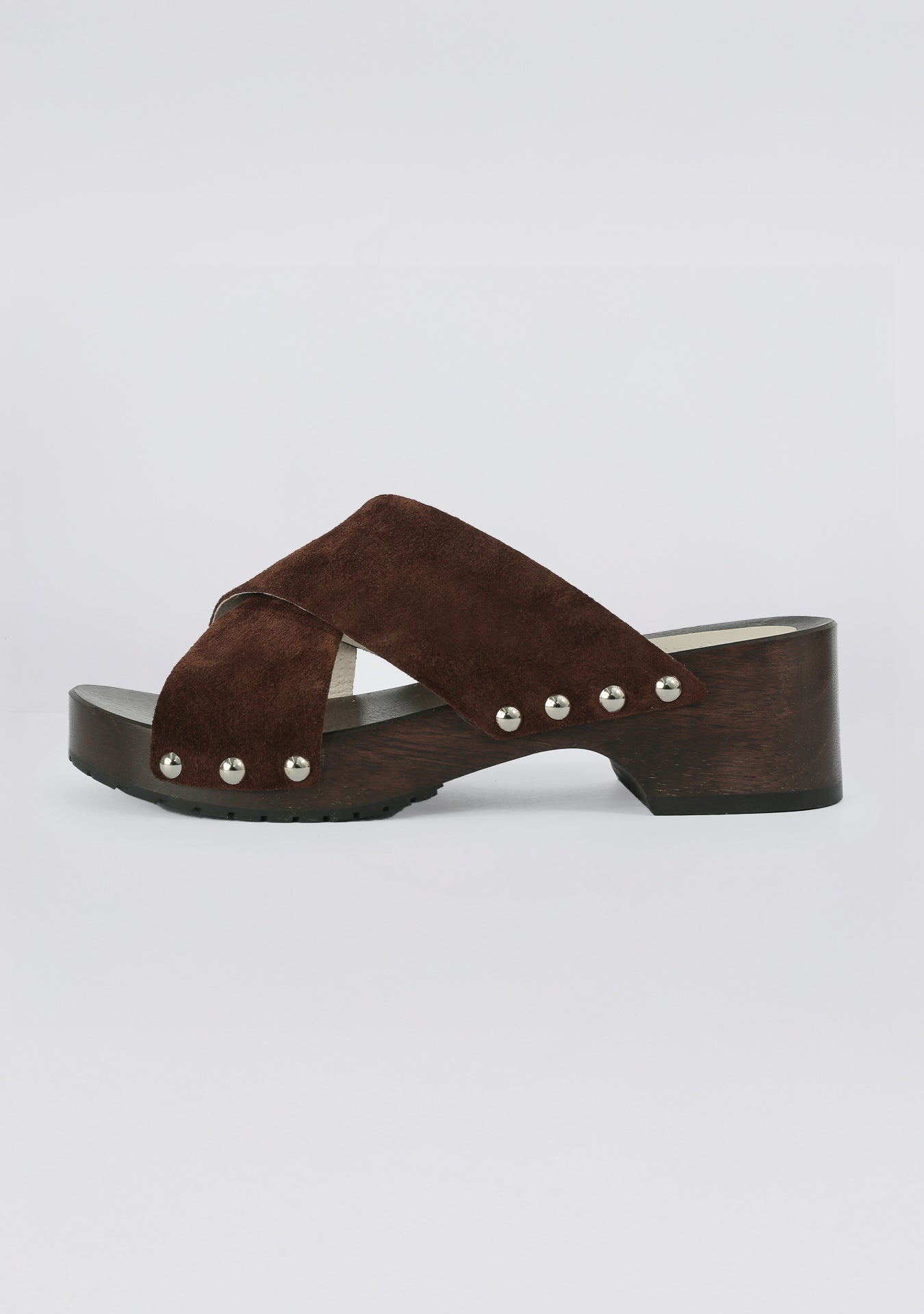 Tamanco Clog Mikaela Carmurça Chocolate