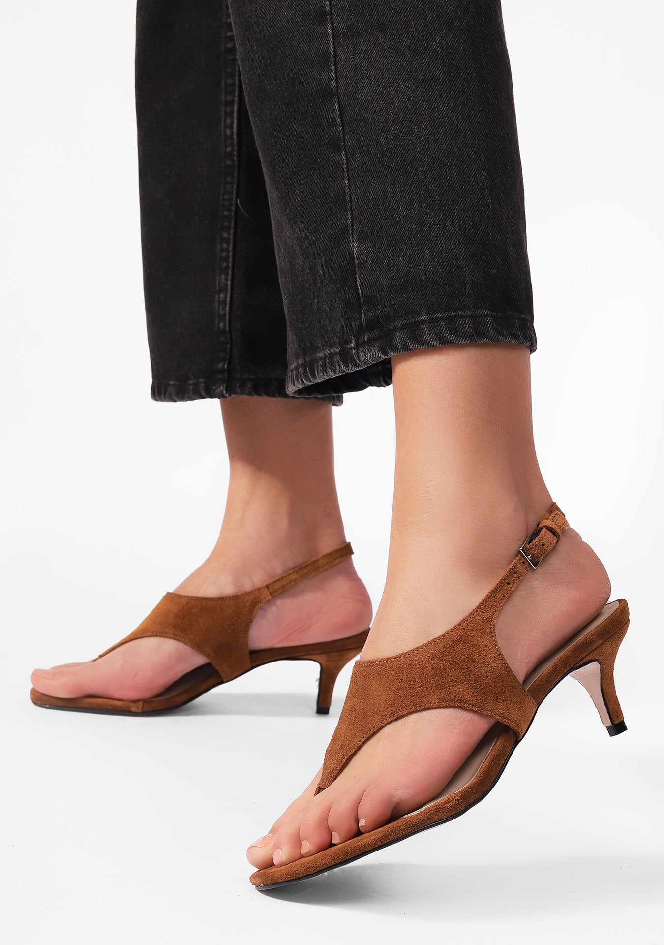 Sandália Nancy Camurça Capuccino