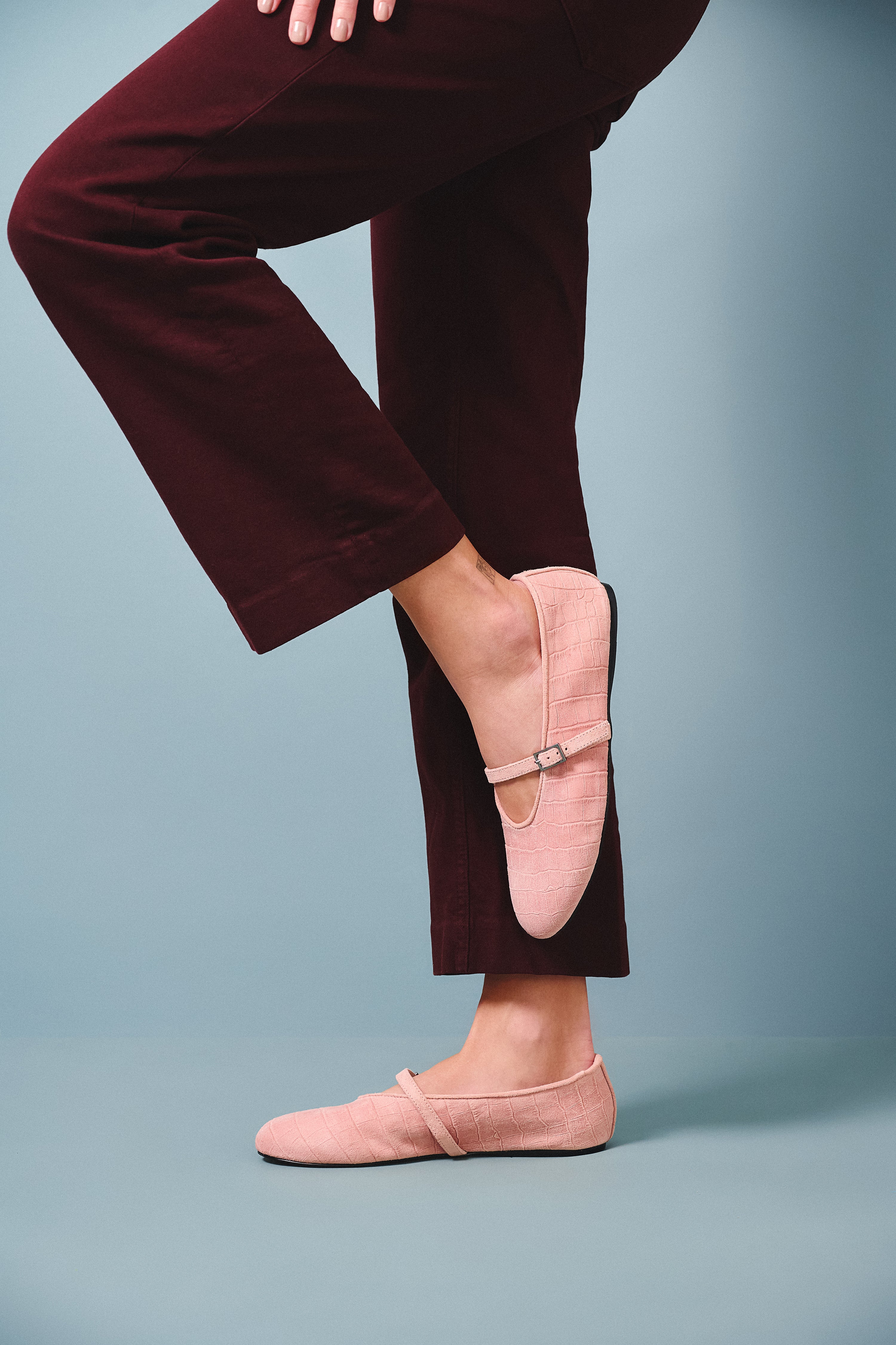 Sapatilha Noah Croco Flamingo