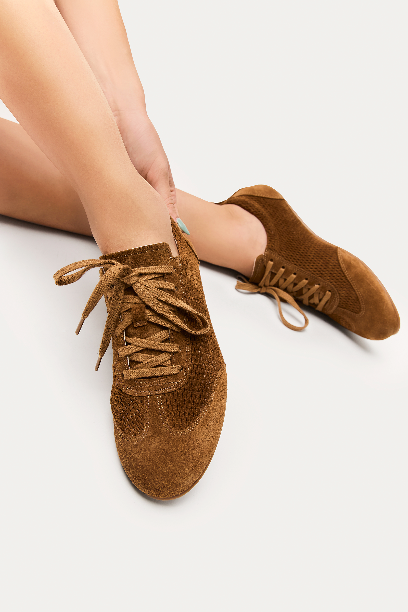 Sneaker Milla Camurça Capuccino