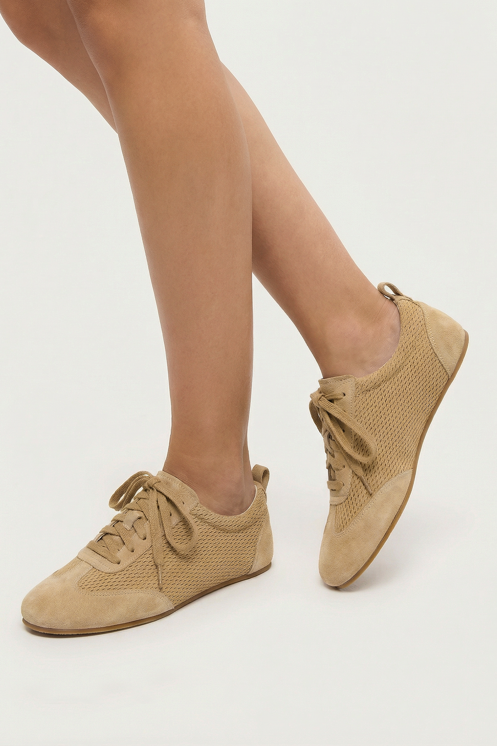 Sneaker Milla Camurça Sand