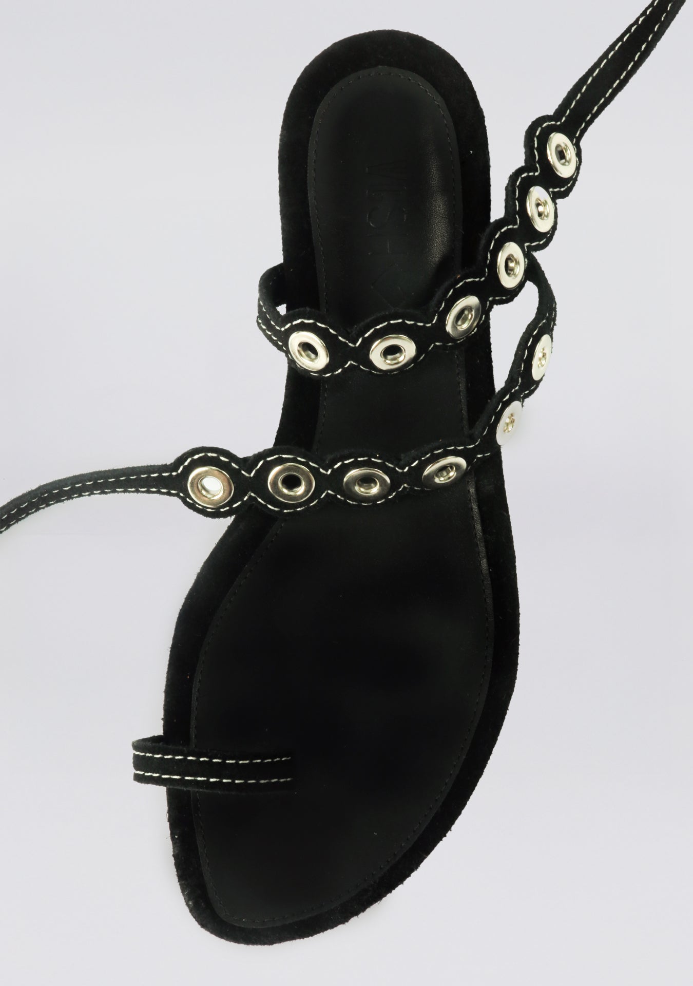 Rasteira Tatiana Camurça Black