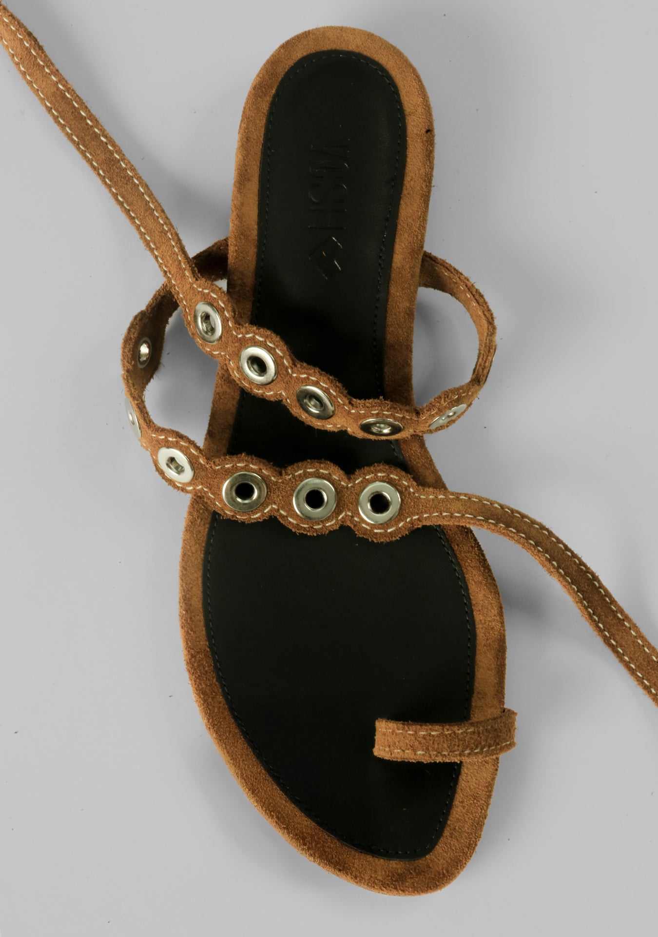 Rasteira Tatiana Camurça Capuccino