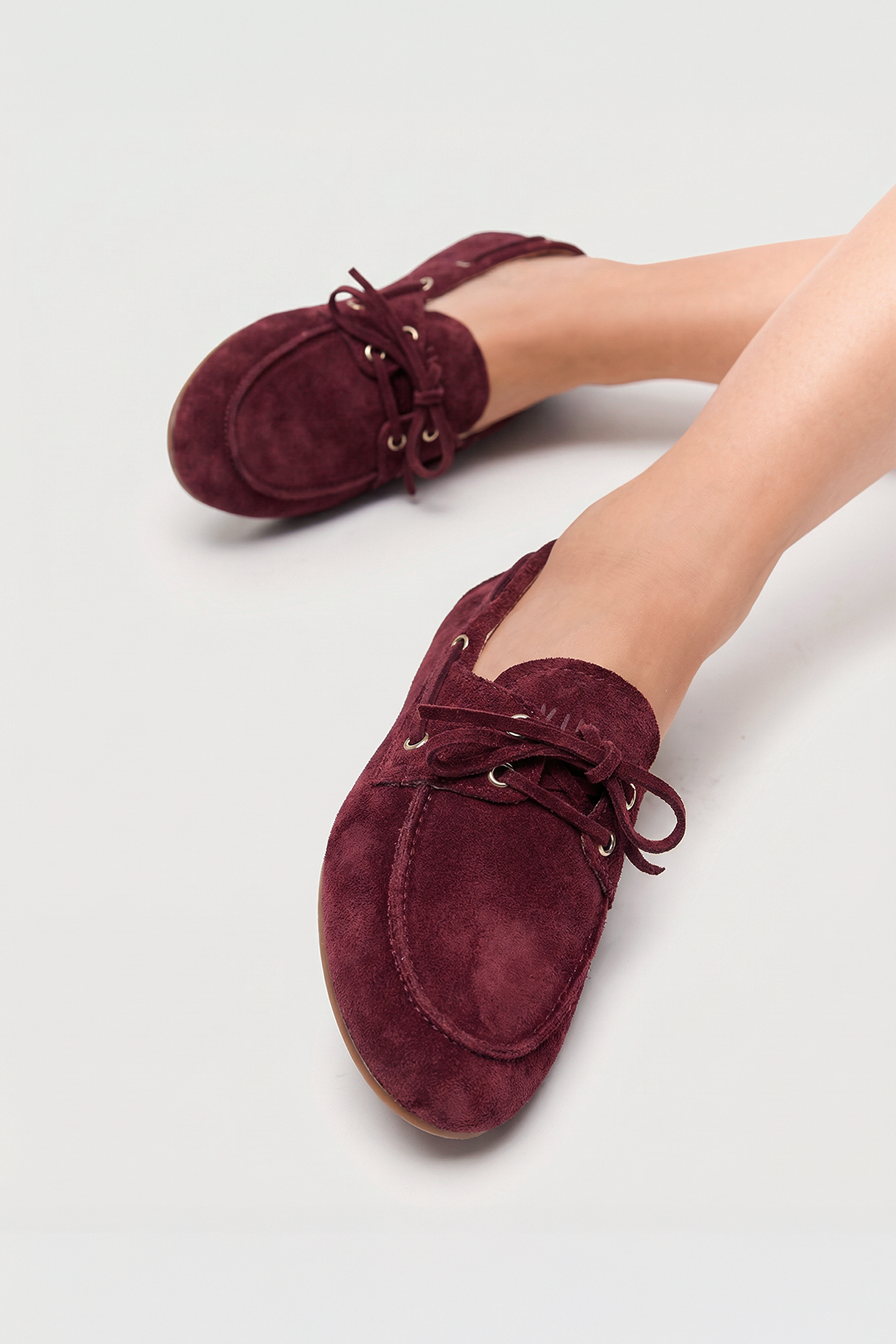 Mocassim Valência Camurça Vinho