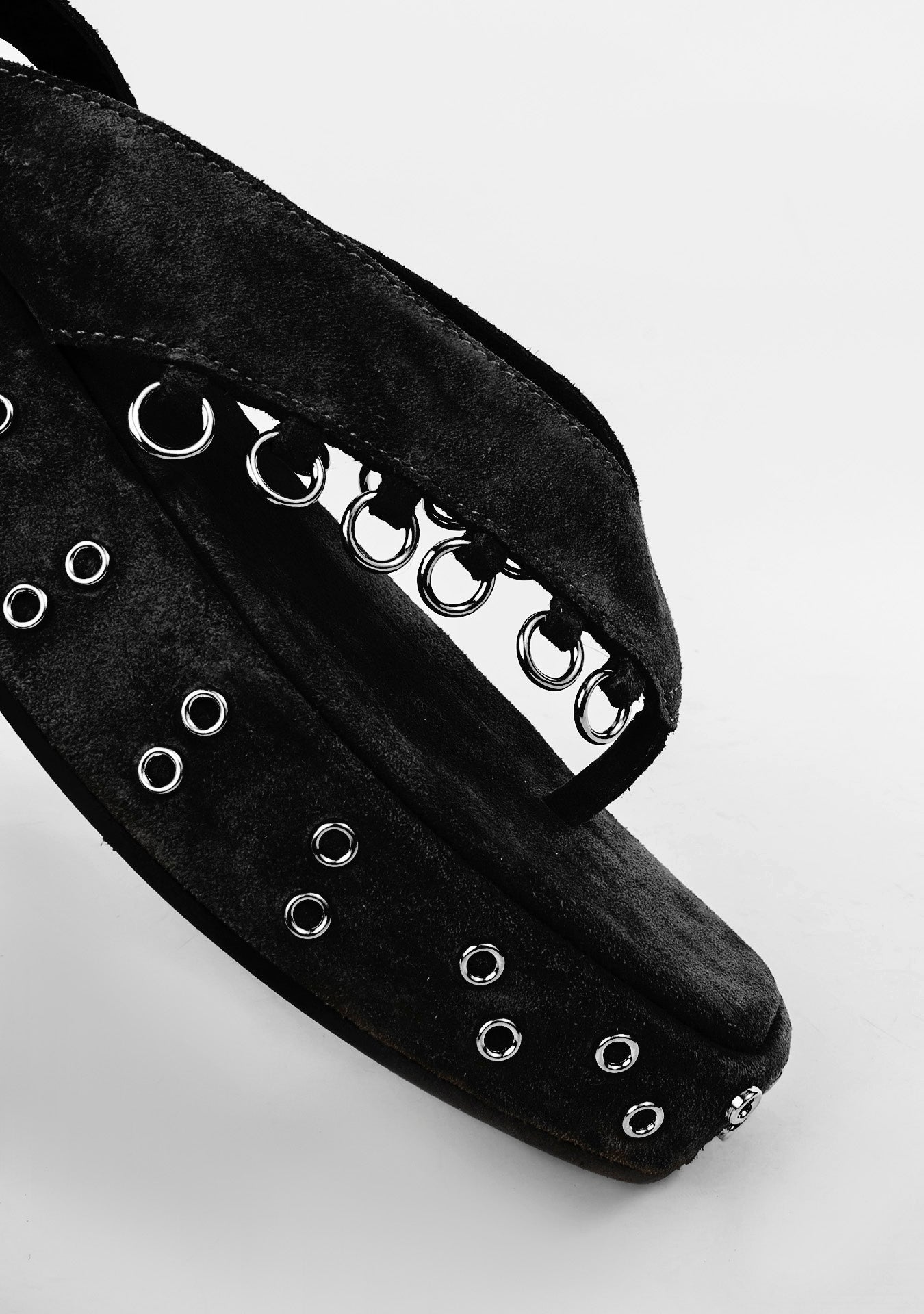 Flatform Vika Camurça Black