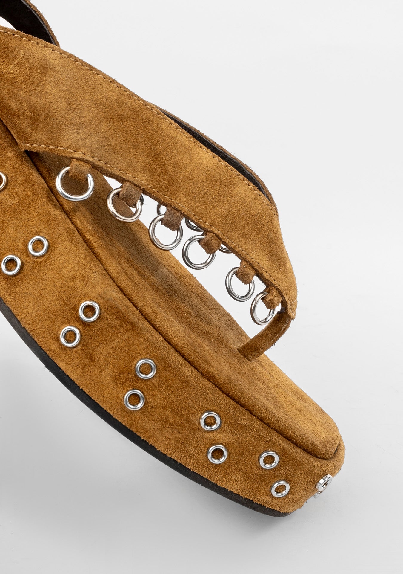 Flatform Vika Camurça Capuccino