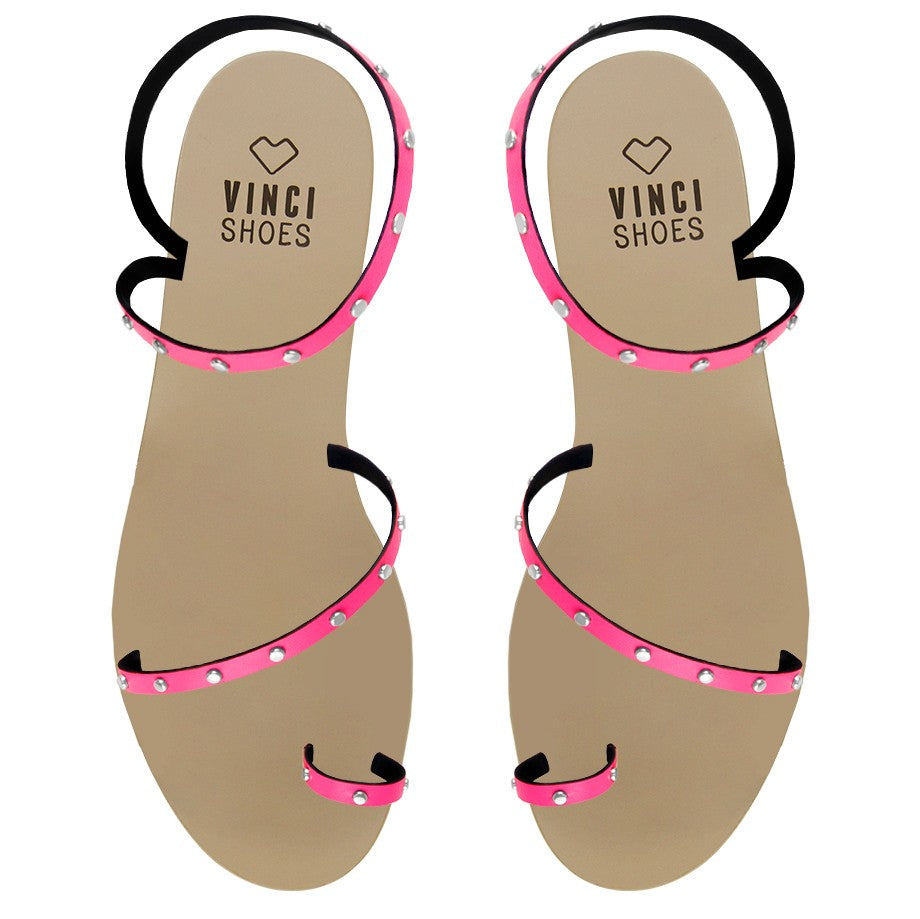 Rasteira Santorini Neon Pink