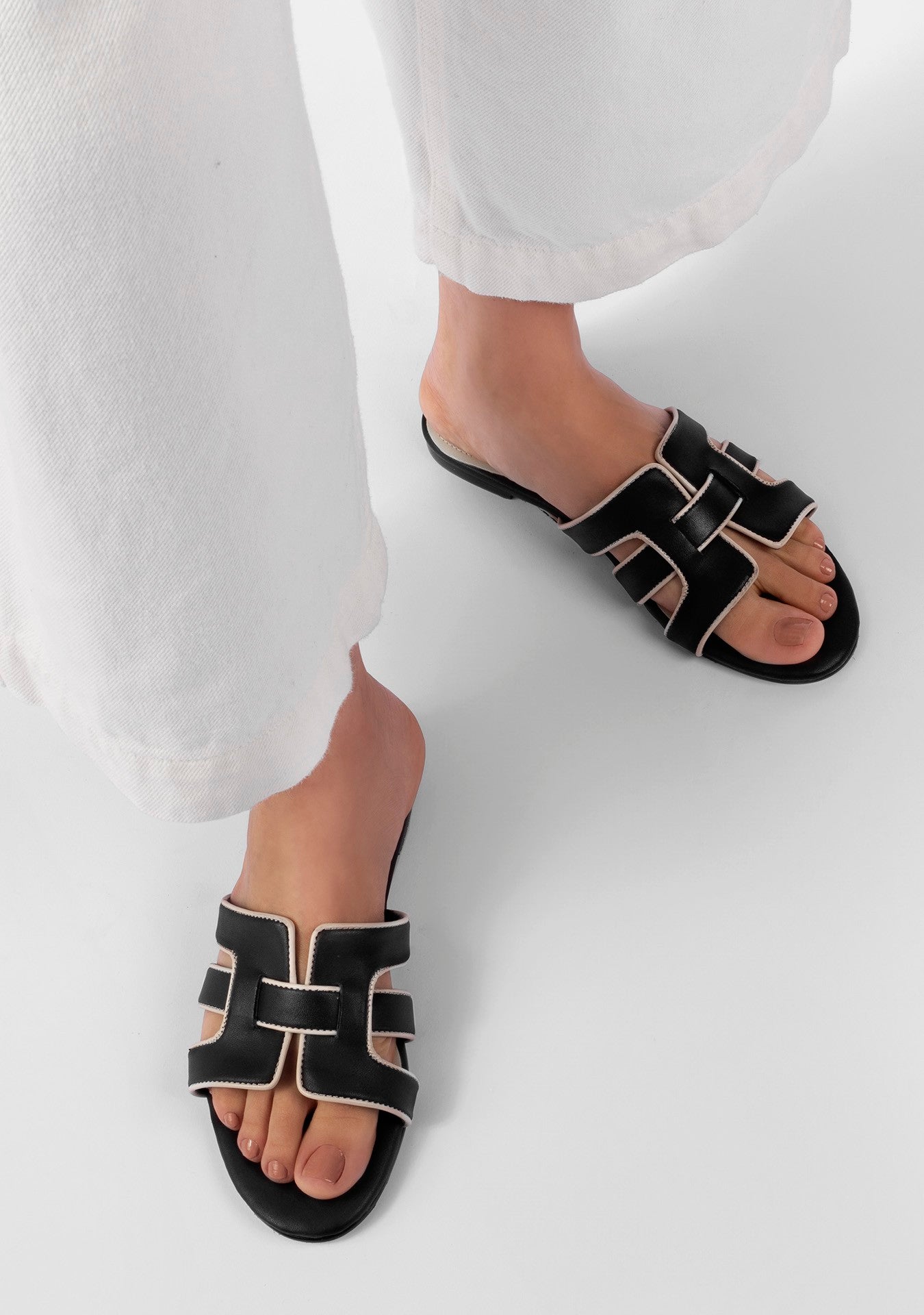 Rasteira Eloise Black