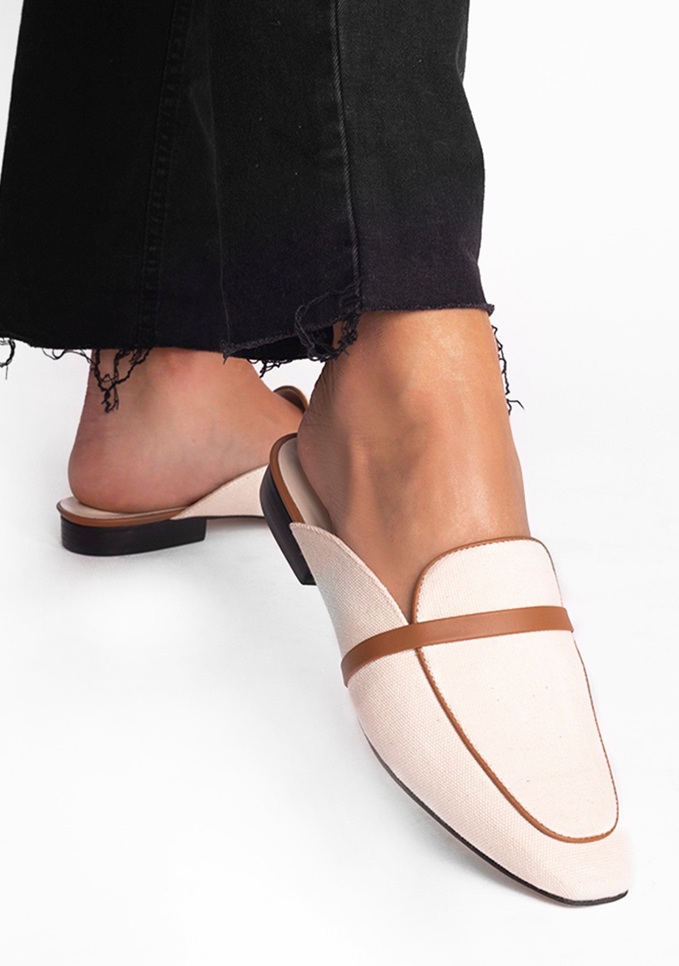 Mule Marie Natural Camelo
