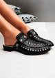 Mule Beta Studded Black