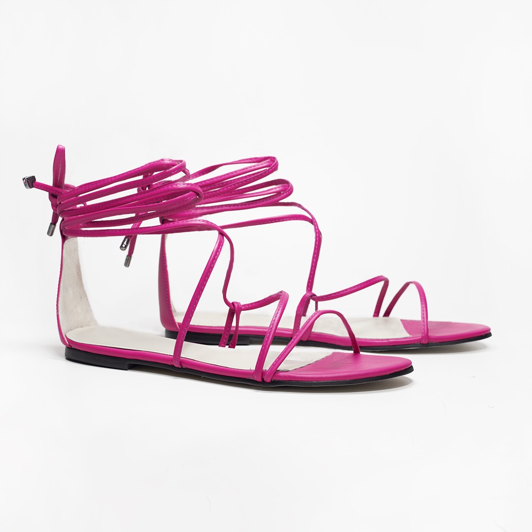 Rasteira Cicy Hot Pink