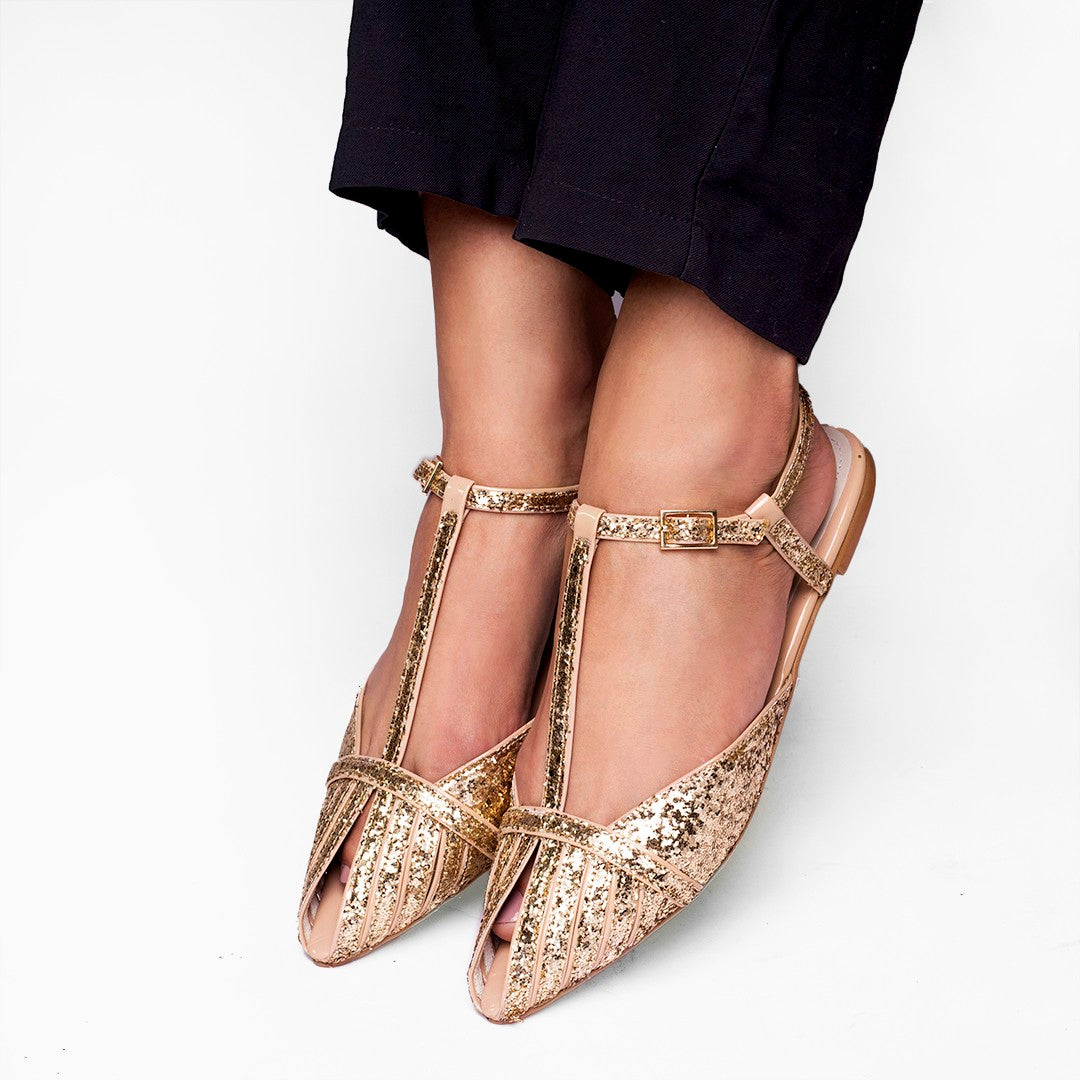 Sapatilha Jessie Gold