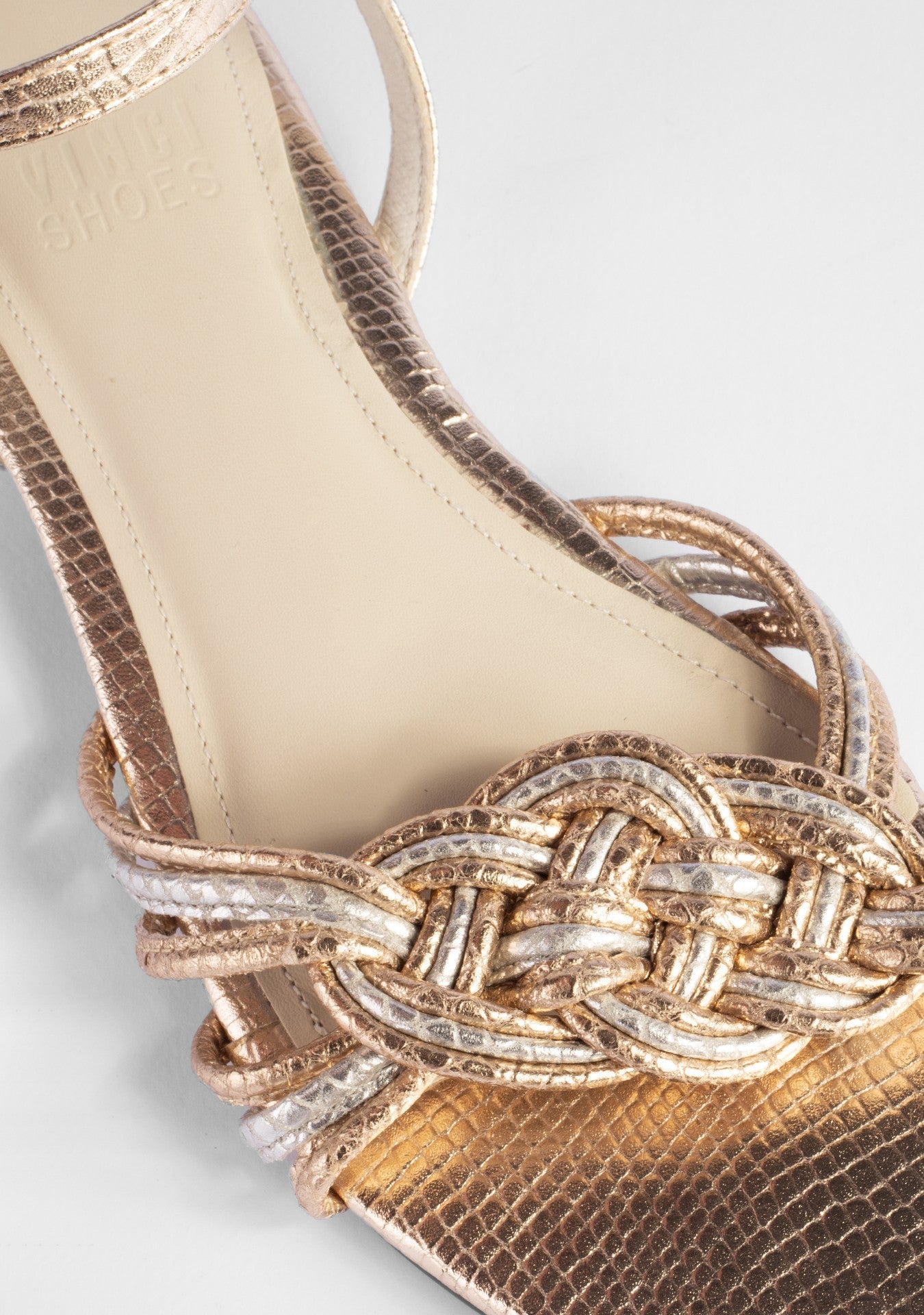 Rasteira Marbella Metallic
