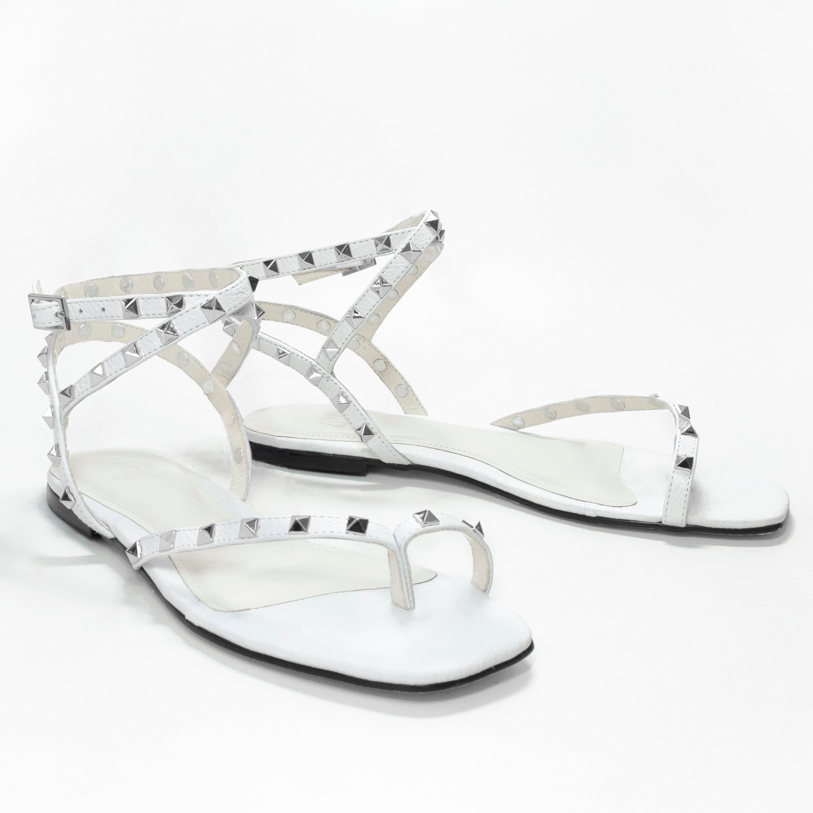 Rasteira Sevilha White Ônix