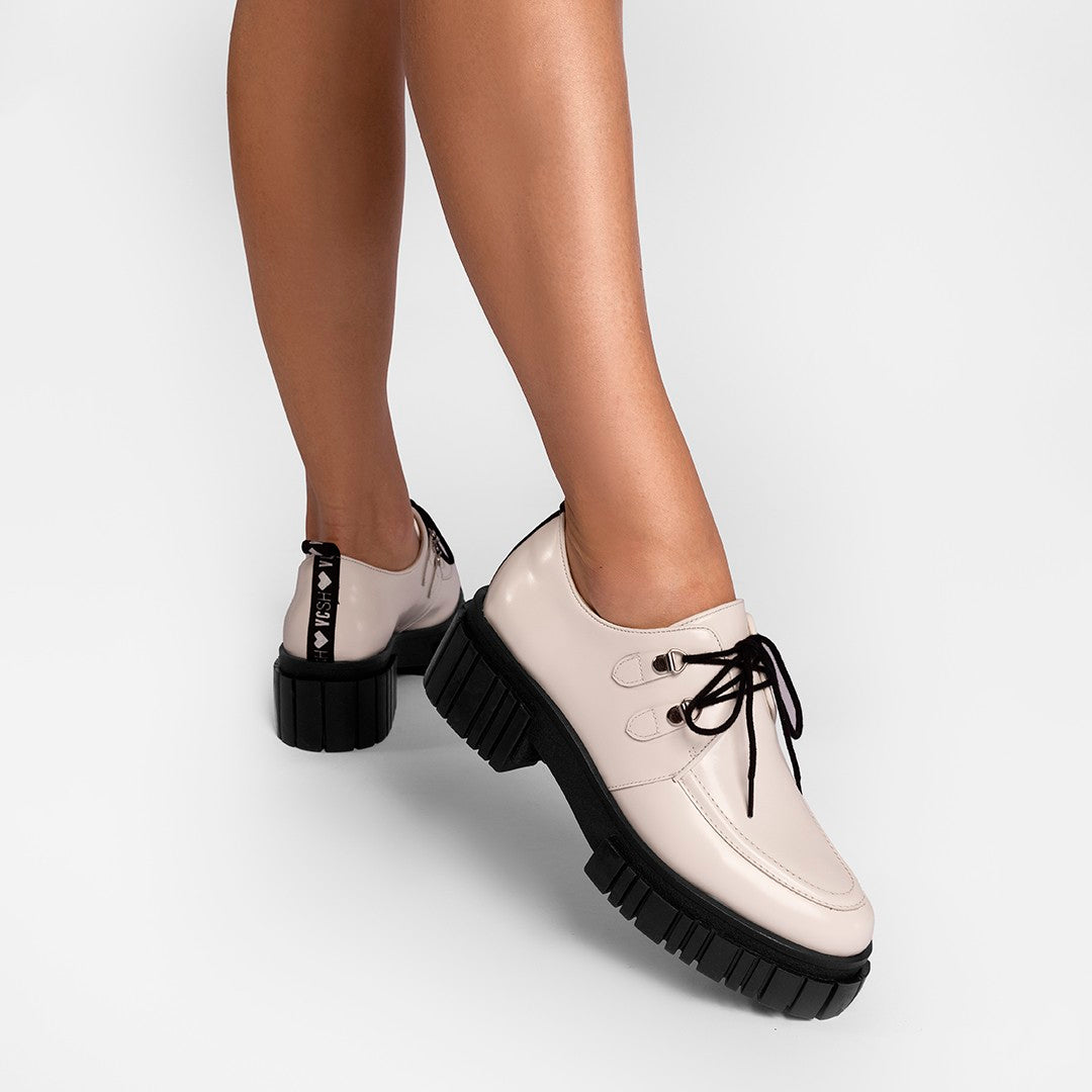 Oxford Duda Glossy Off White
