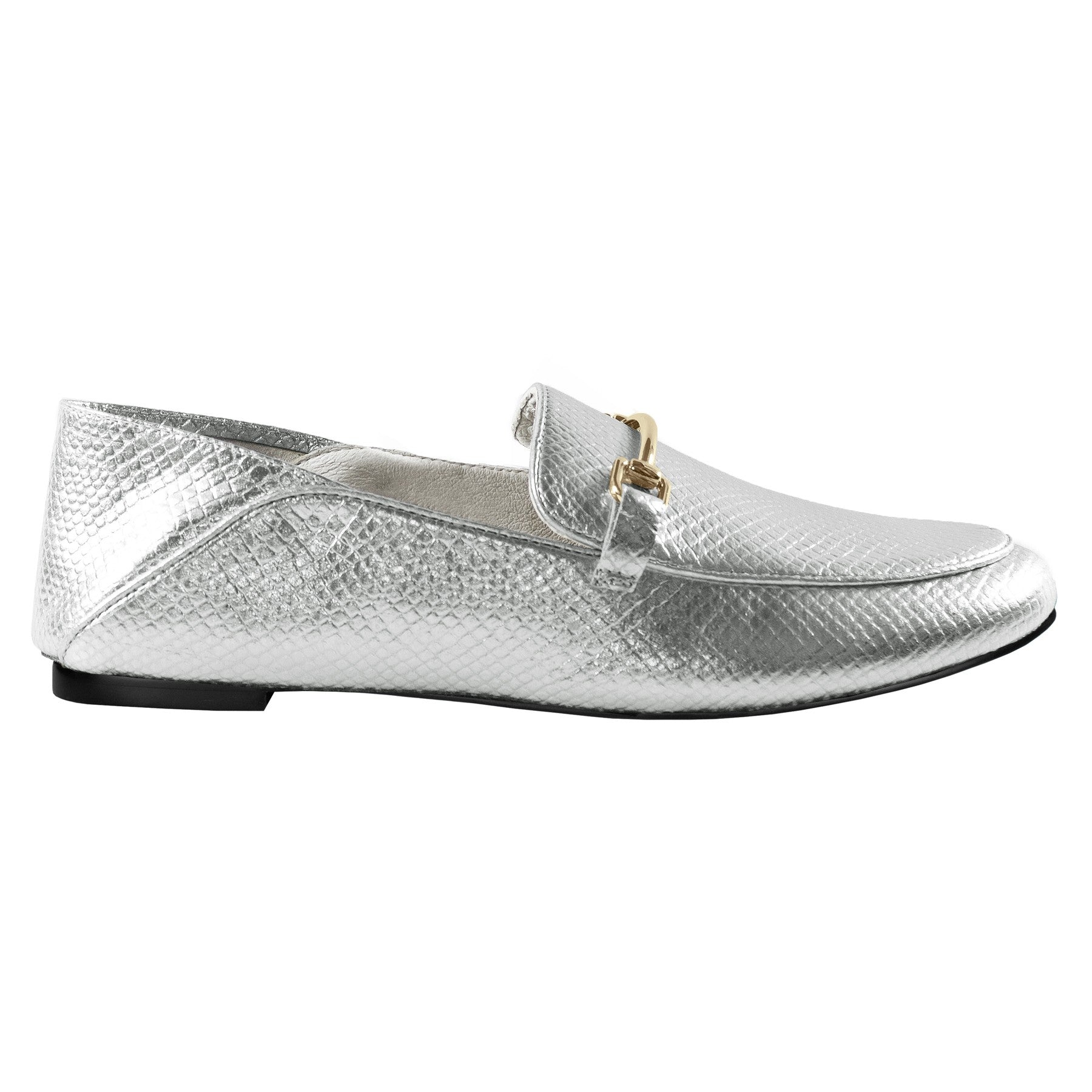 Loafer Boston Snake Silver
