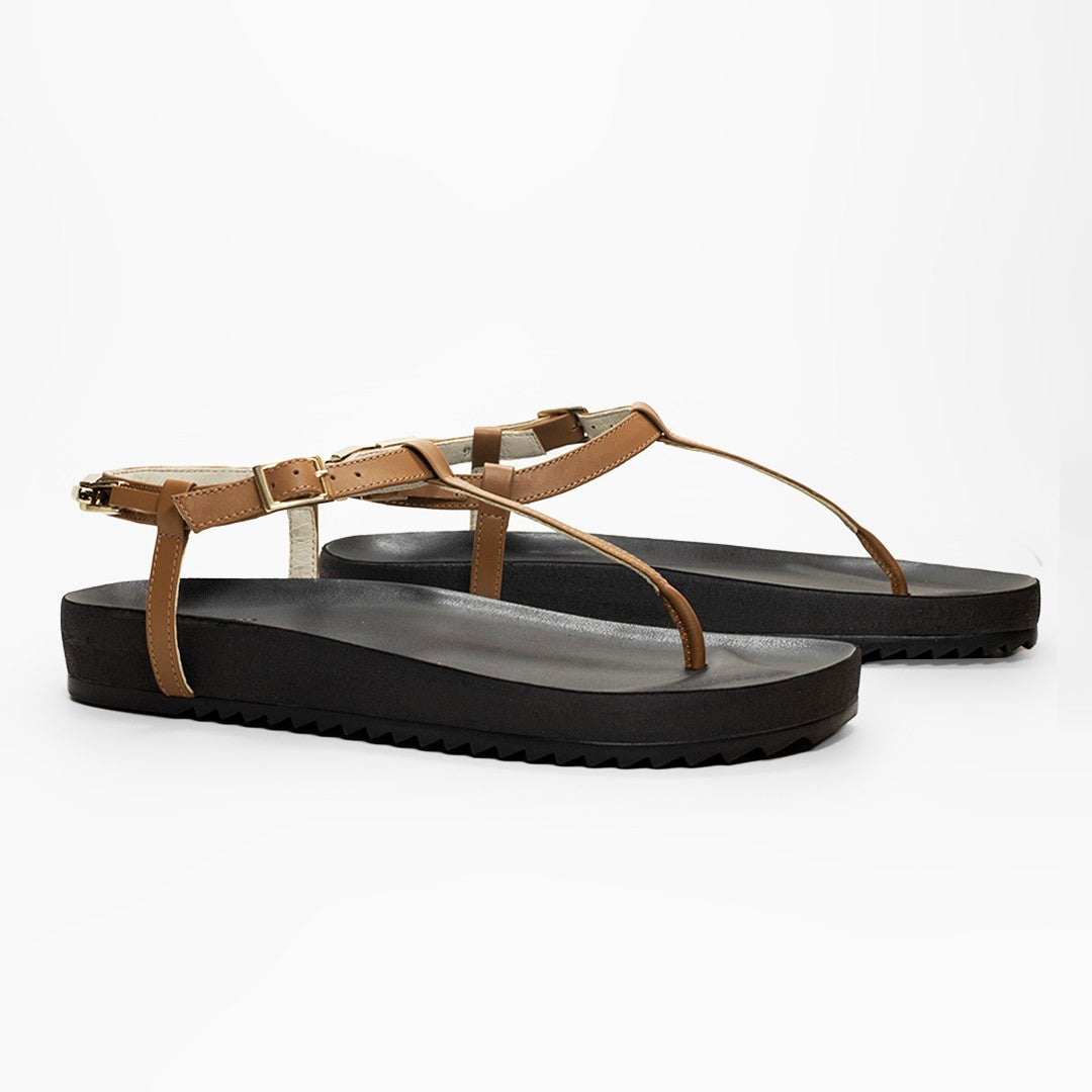 Flat Napoli Camelo